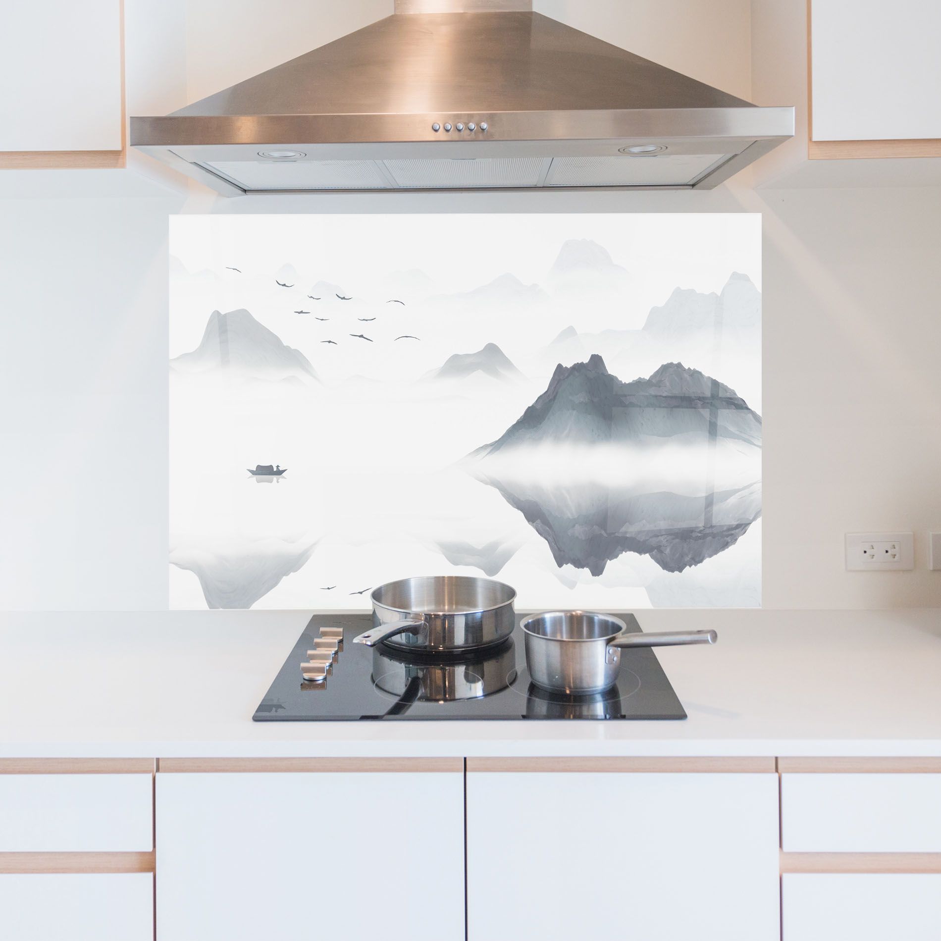 Chinese Style Mountains mockup 5