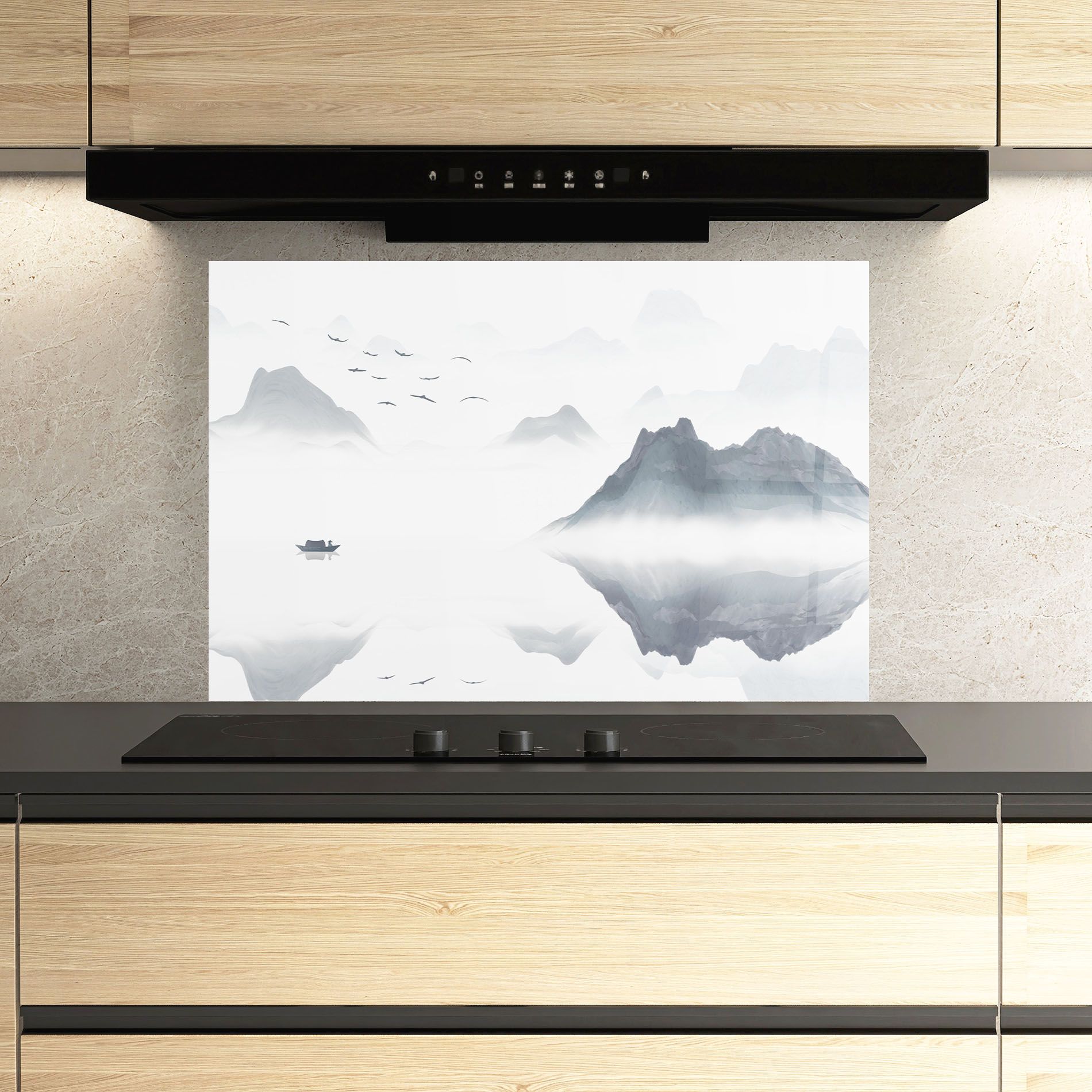 Chinese Style Mountains mockup 3