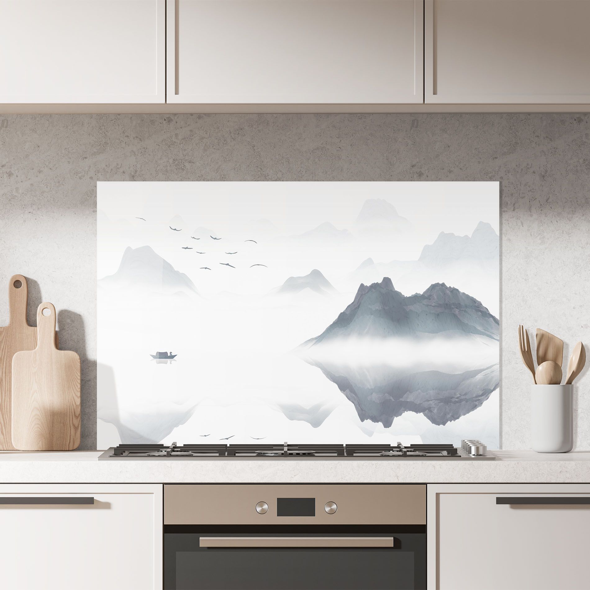 Chinese Style Mountains mockup 7