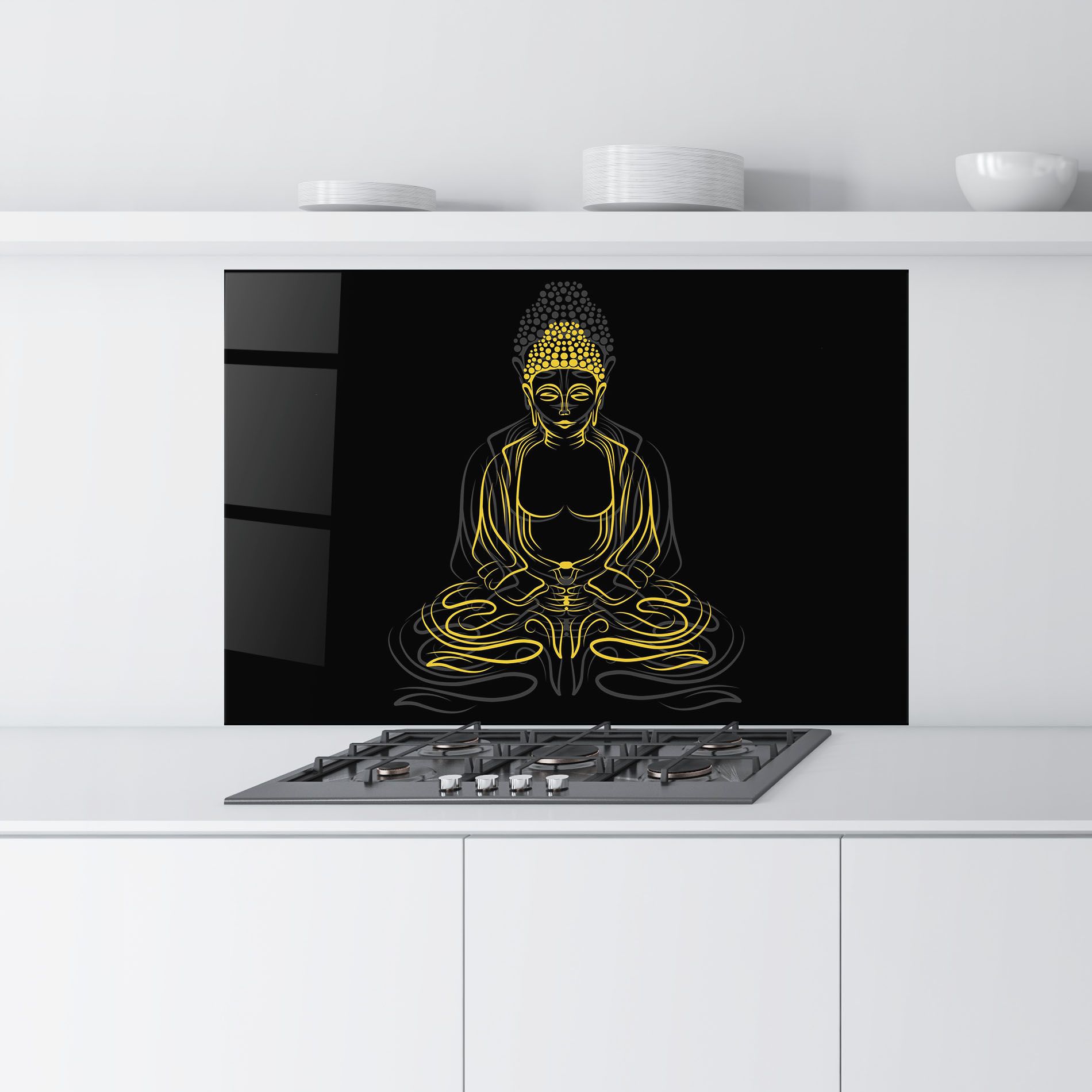 Grey Yellow Buddha mockup 9