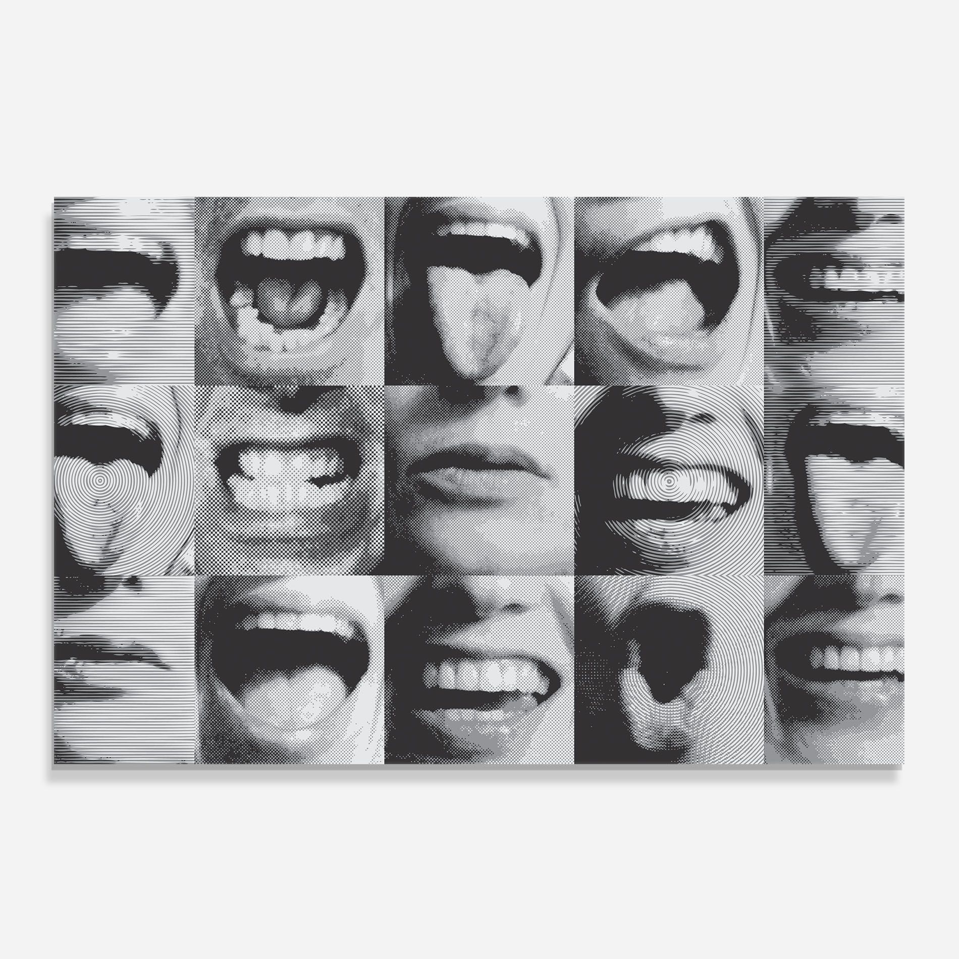 Grey Mouth Collage mockup 0