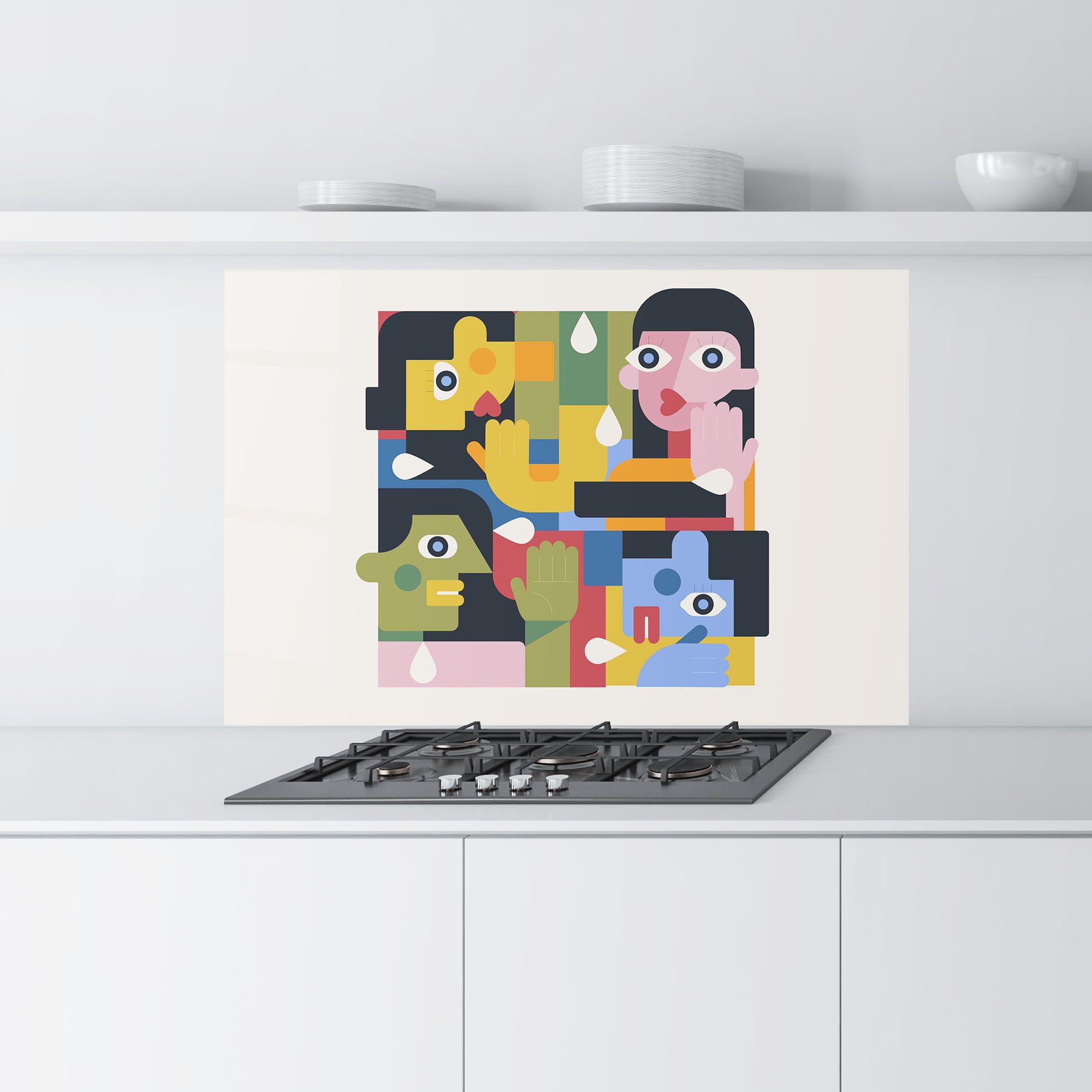 Minimal People Collage mockup 9