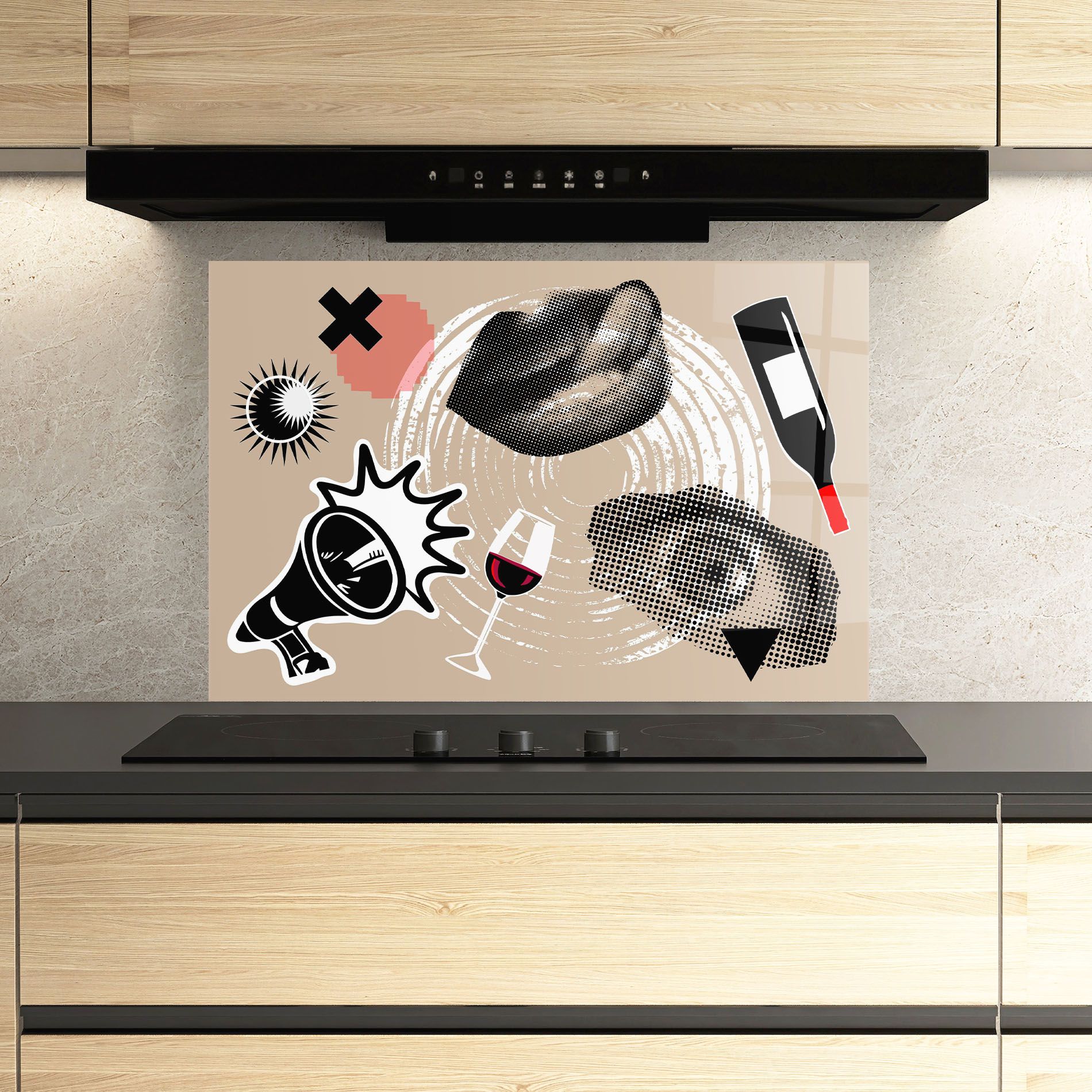 Lips Mouth Collage mockup 3