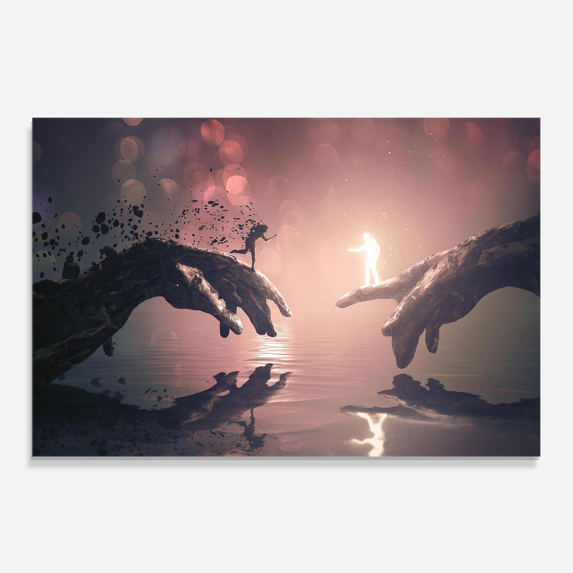 Стъклен панел за кухня Life Story mockup 0