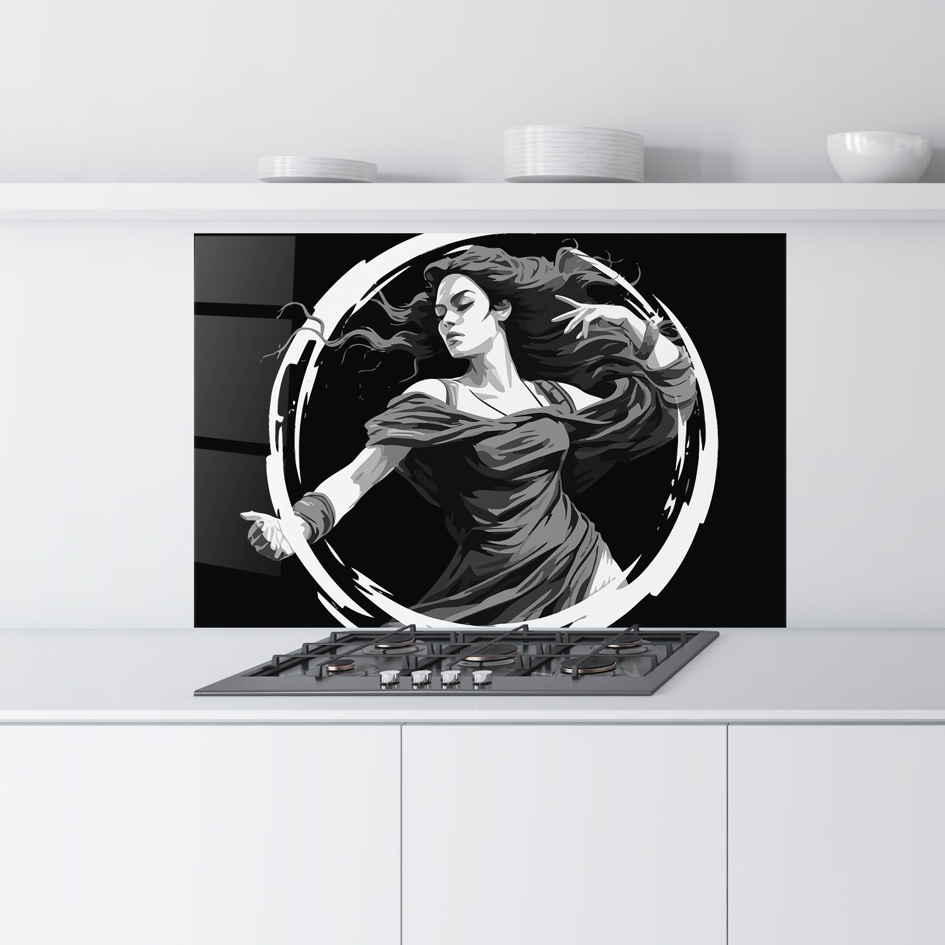 Circle Grey Lady mockup 9