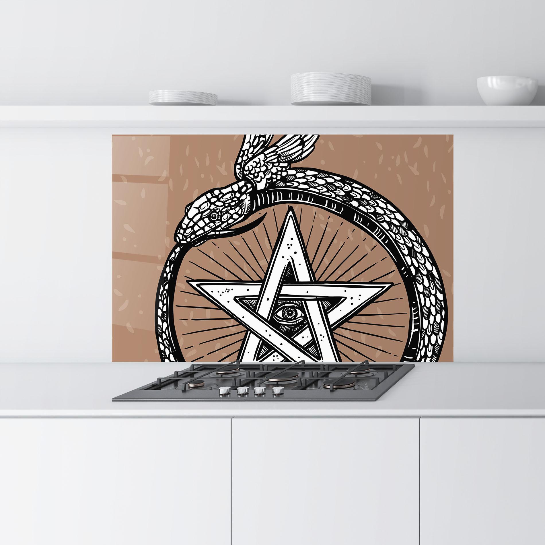 Стъклен панел за кухня Cool Art 04 mockup 9