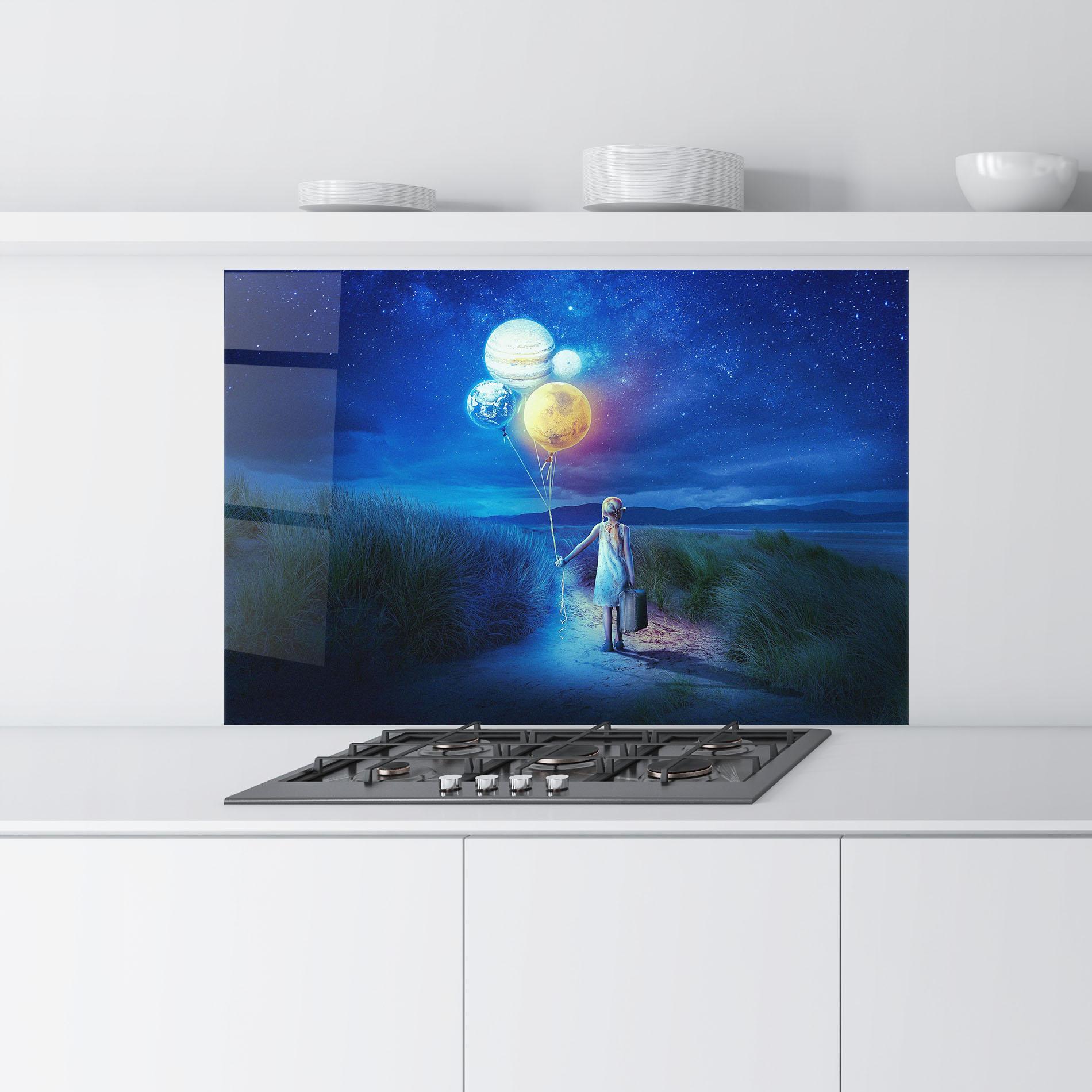 Стъклен панел за кухня Love Our Planet mockup 9