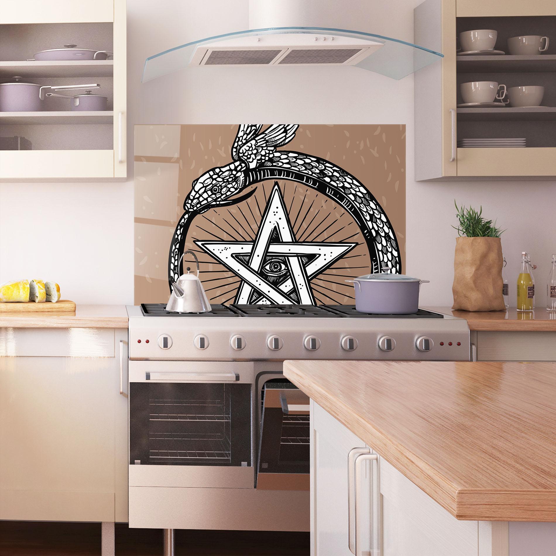 Стъклен панел за кухня Cool Art 04 mockup 1