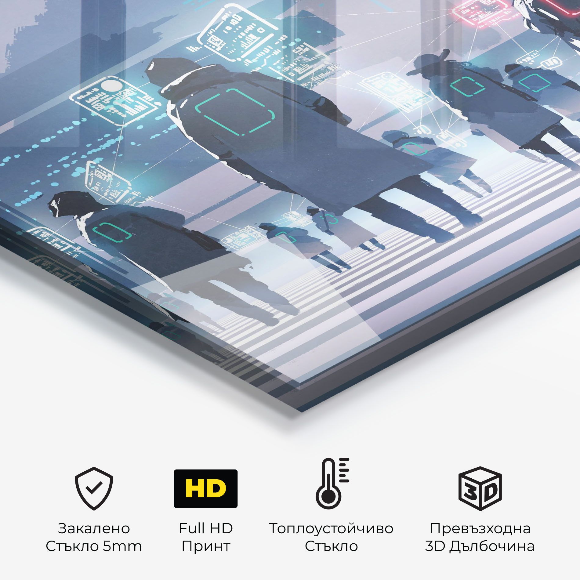 Futuristic People mockup 2