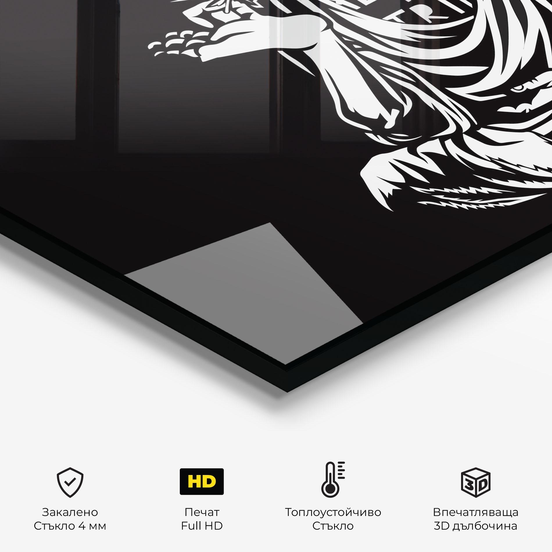 Стъклен панел за кухня Always Trip mockup 2