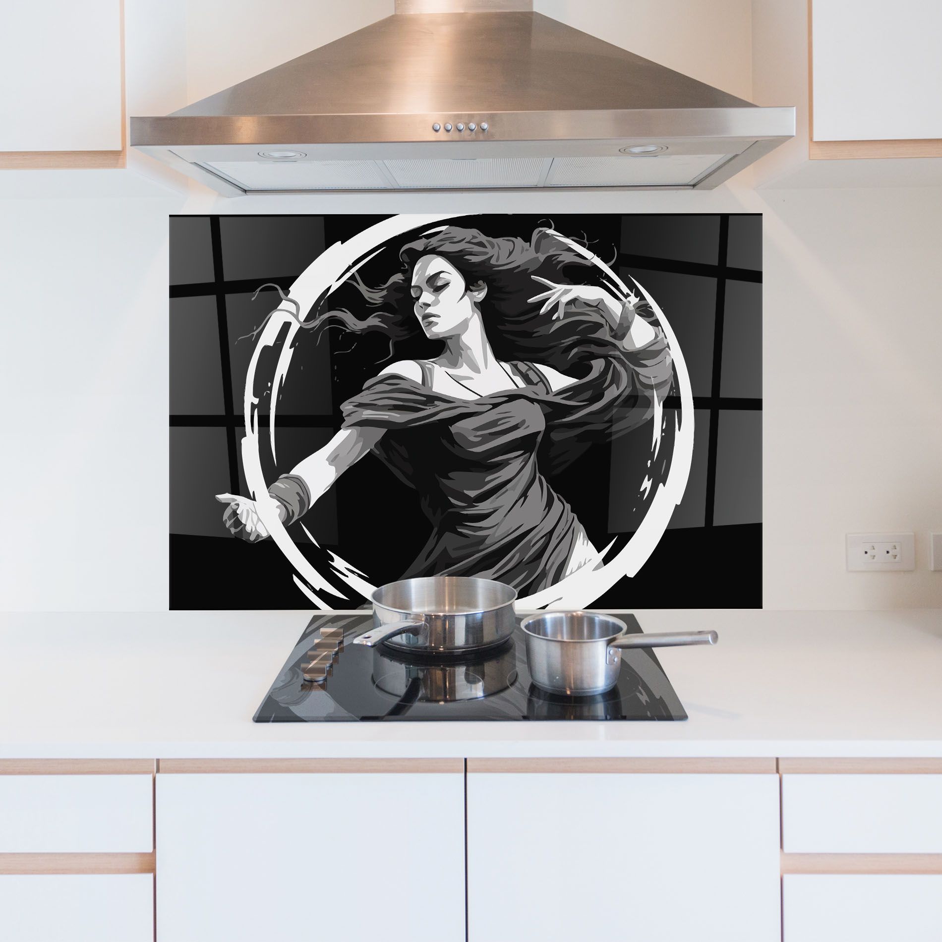 Circle Grey Lady mockup 5