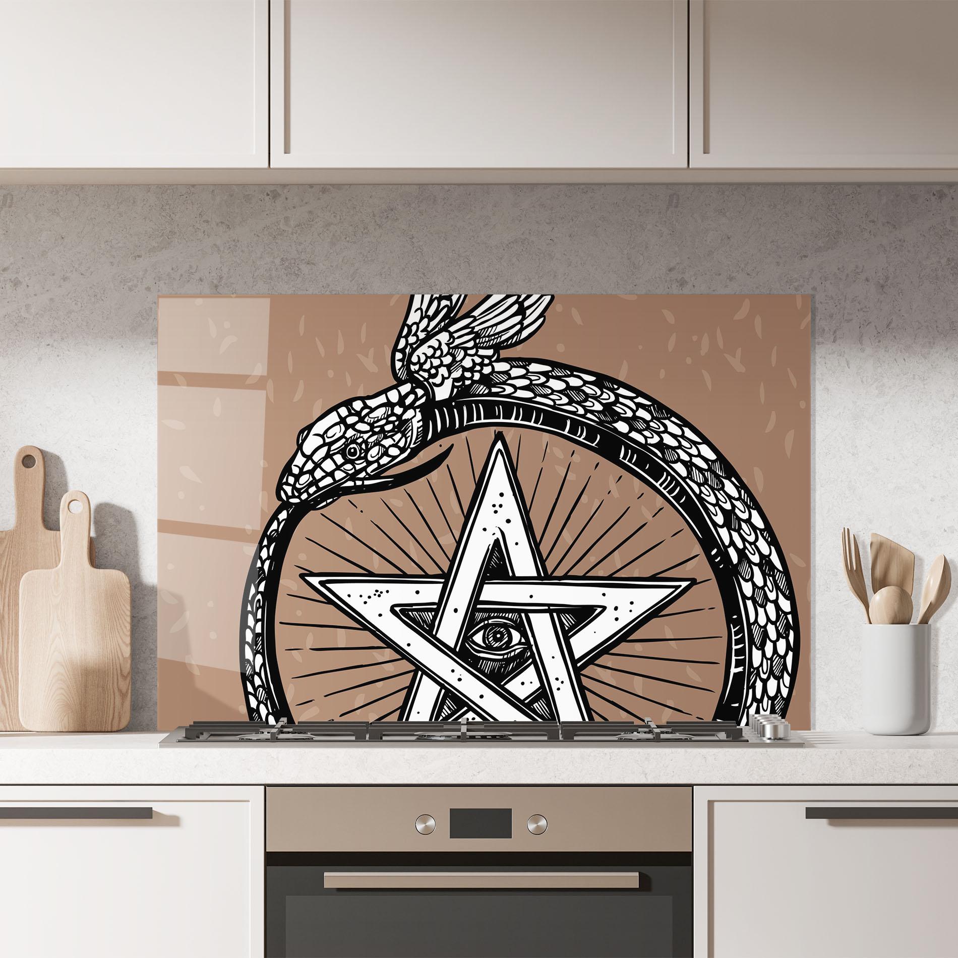 Стъклен панел за кухня Cool Art 04 mockup 7