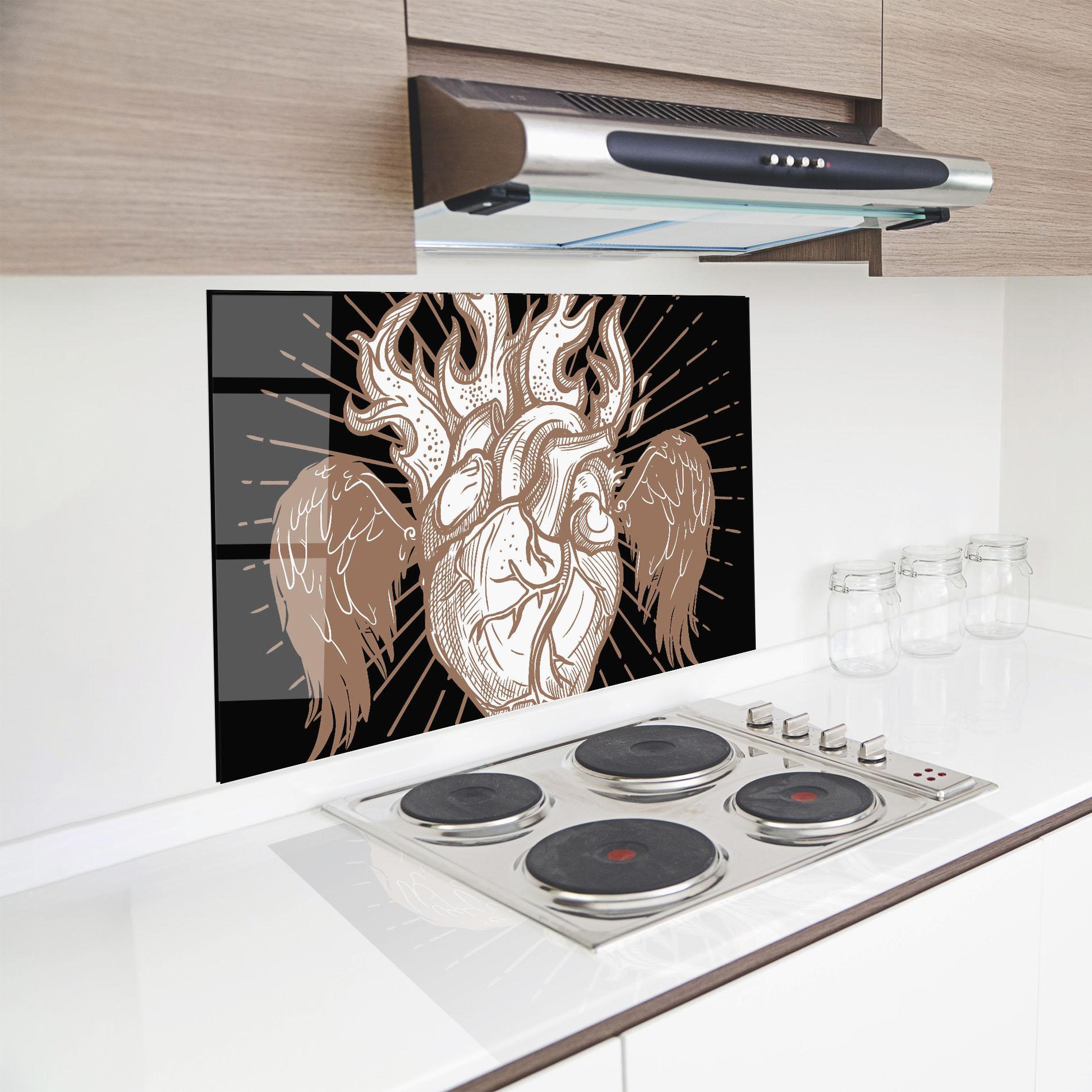 Стъклен панел за кухня Cool Art 01 mockup 8