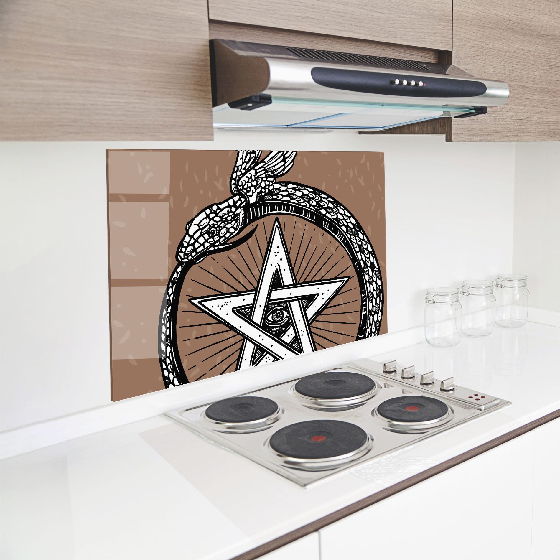 Стъклен панел за кухня Cool Art 04 mockup 8