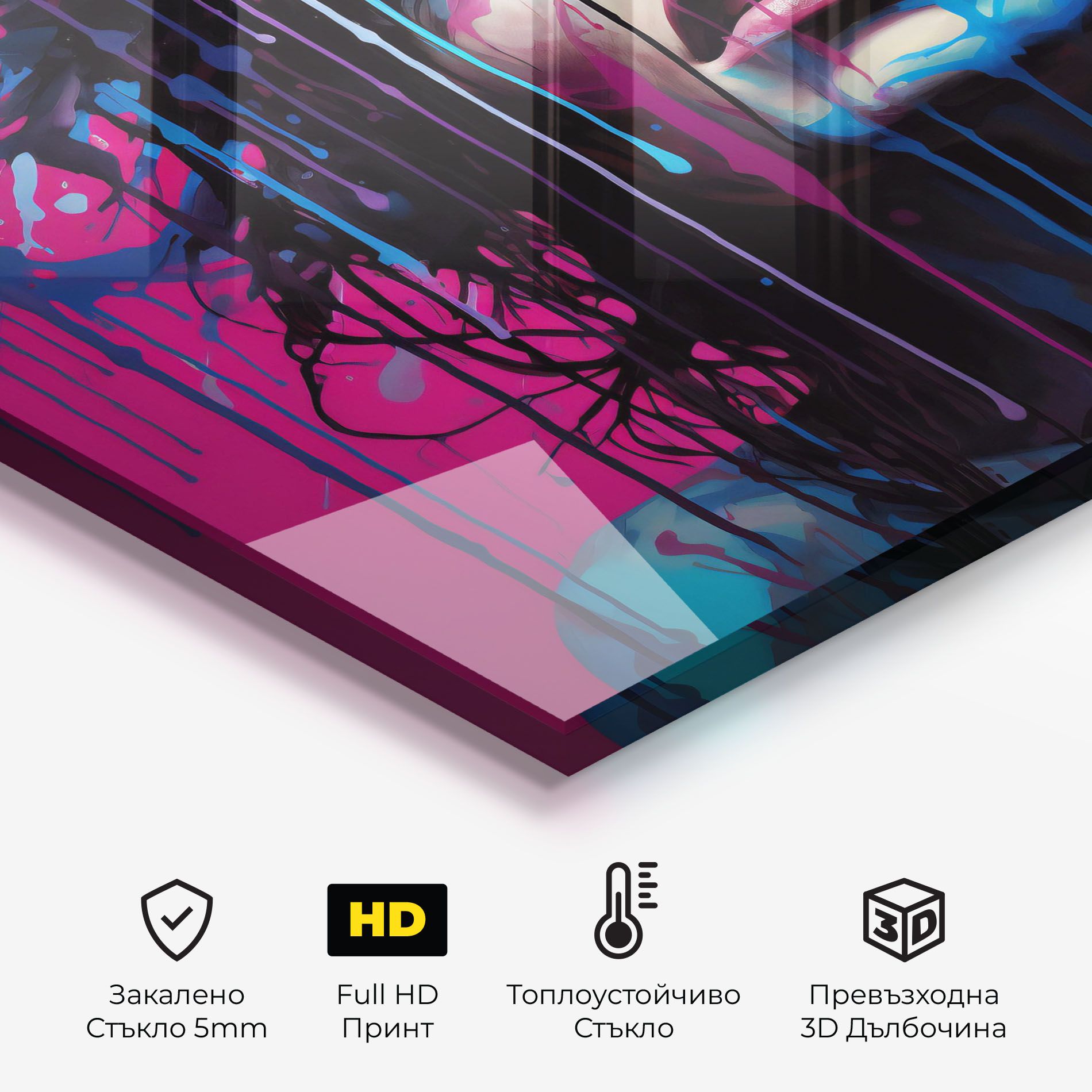 Blue Pink Woman mockup 2