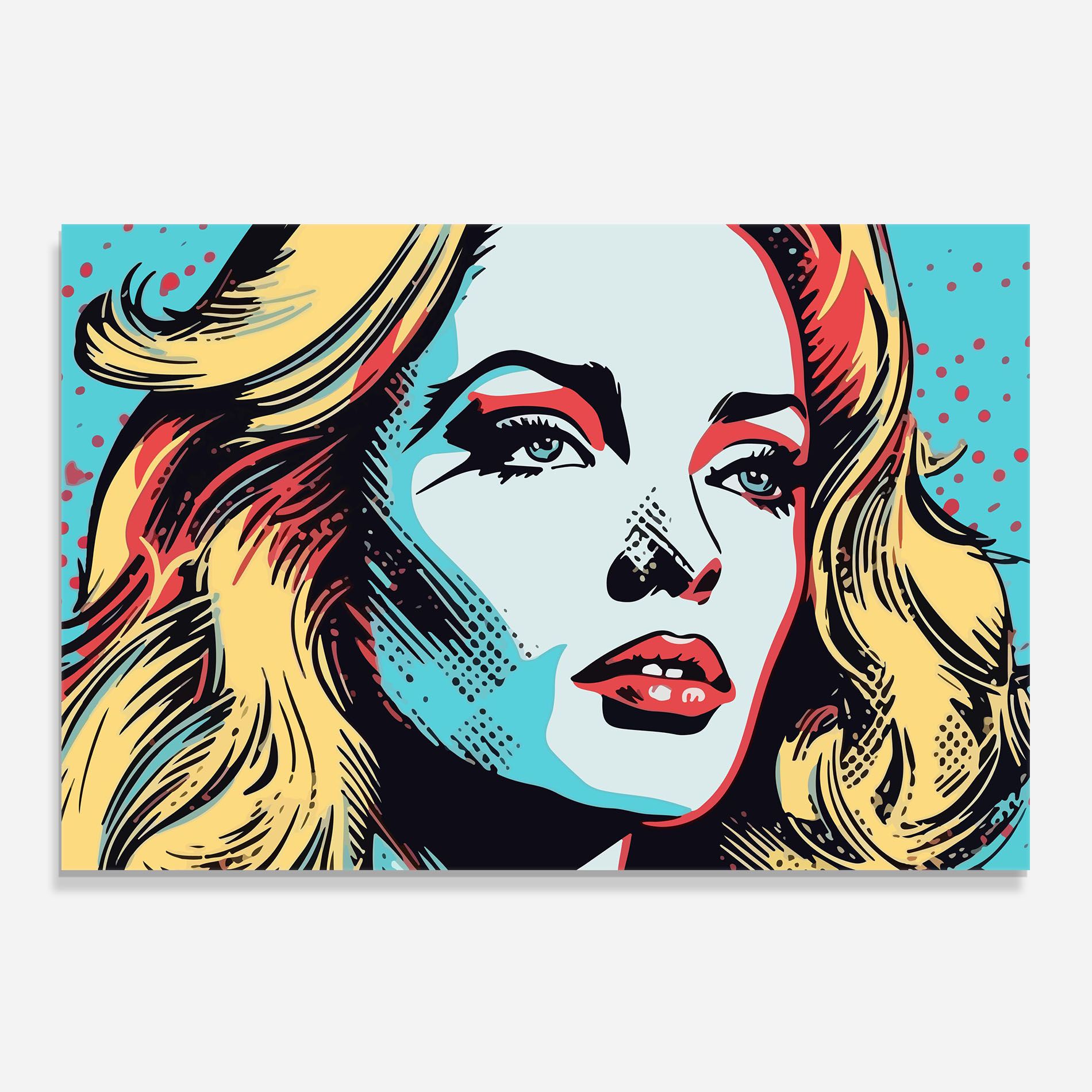Pop Art Lady mockup 0