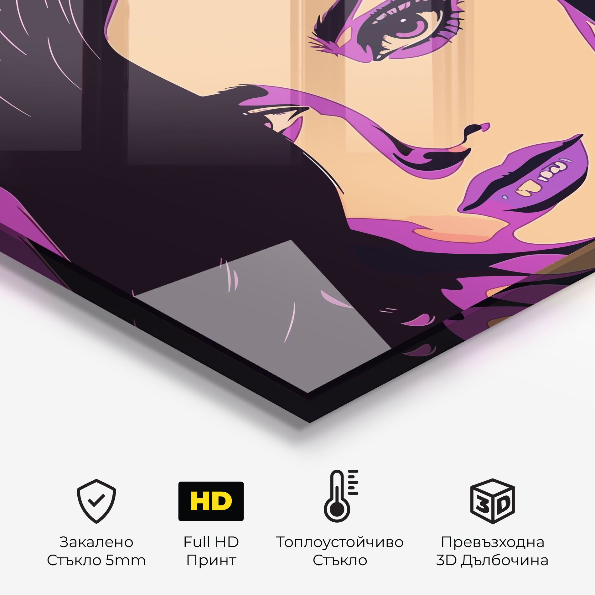 Pop Purple Woman mockup 2