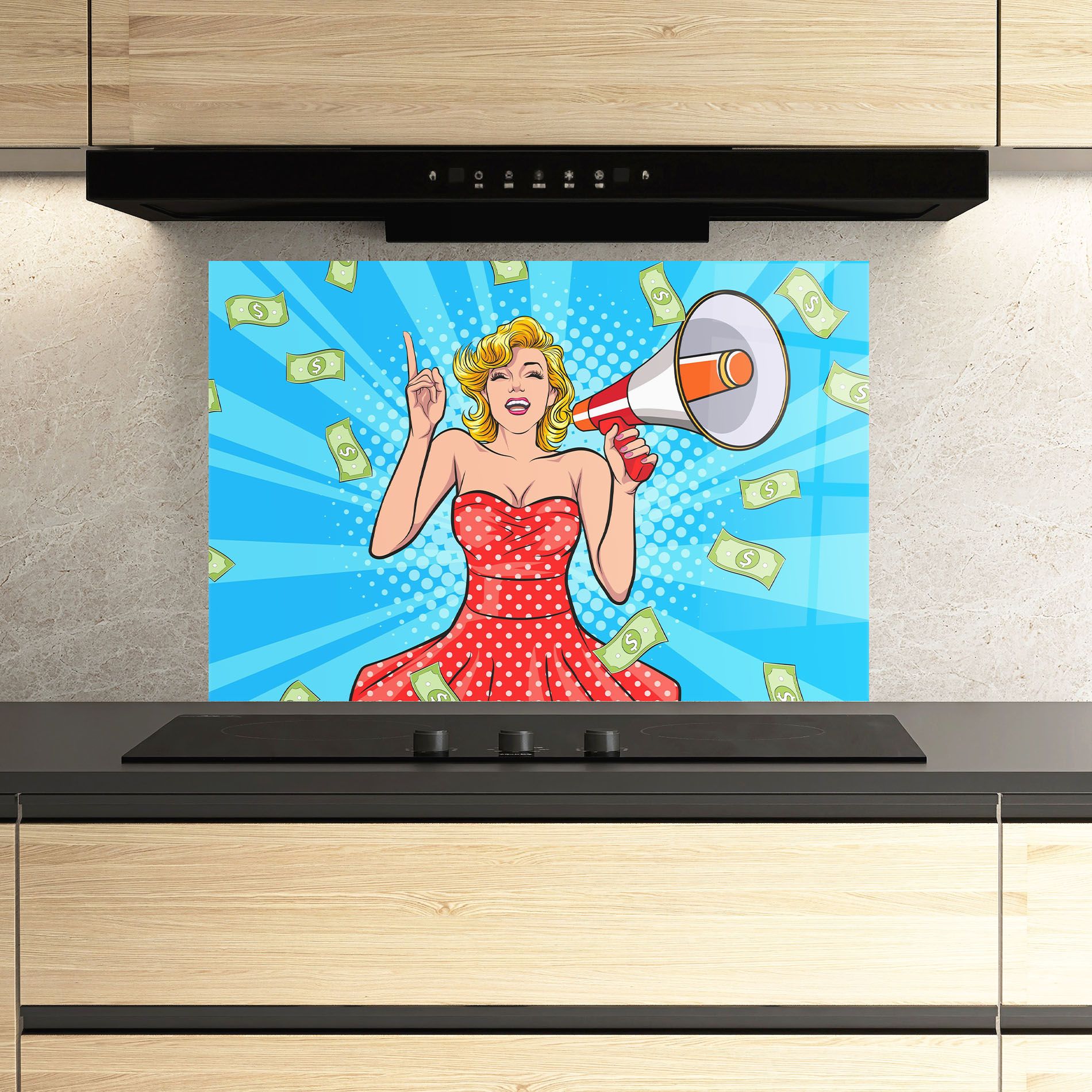 Woman Pop Money mockup 3