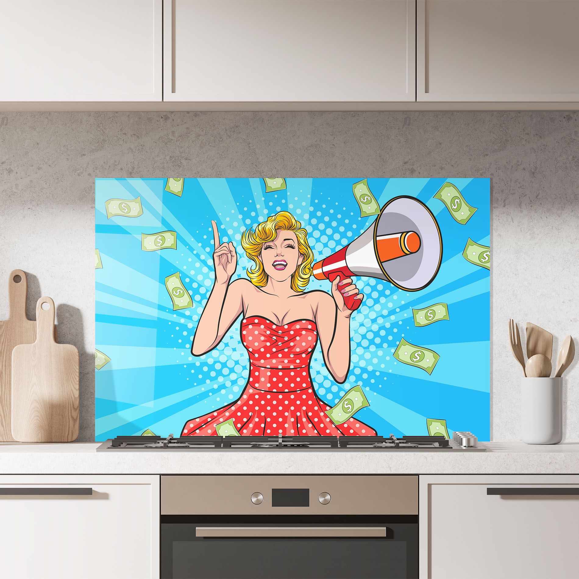 Woman Pop Money mockup 7