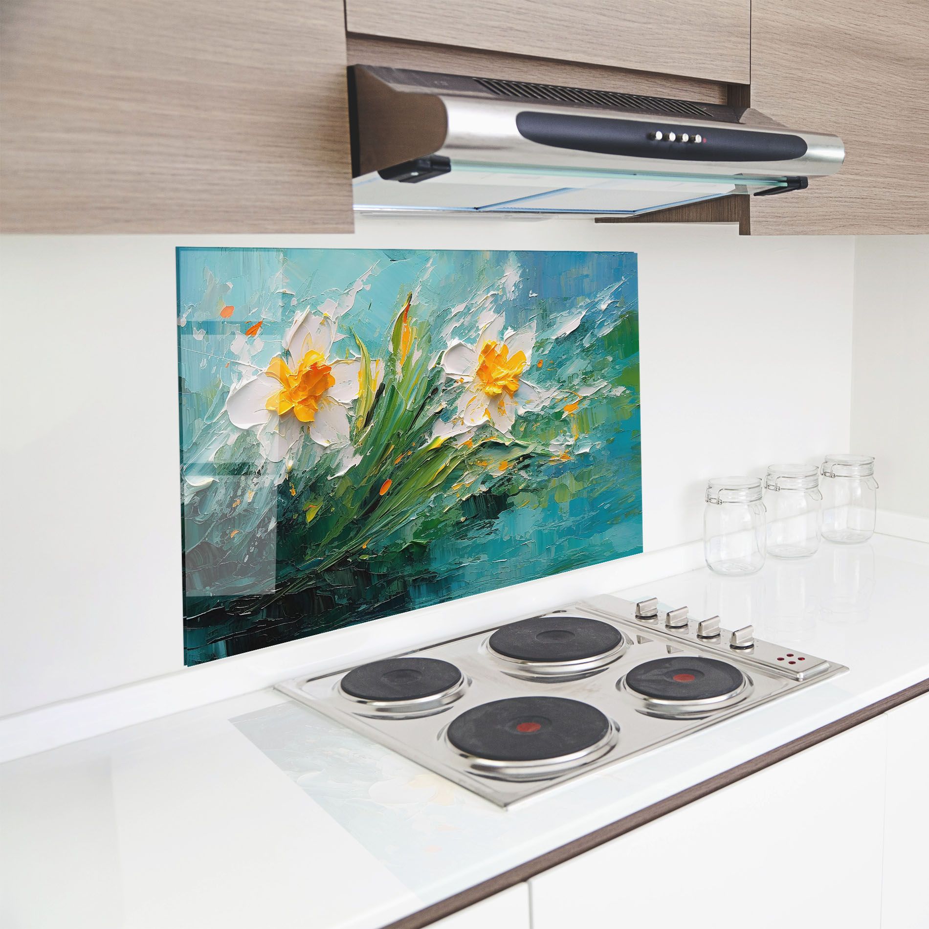 Abstract Flower Painting mockup 8