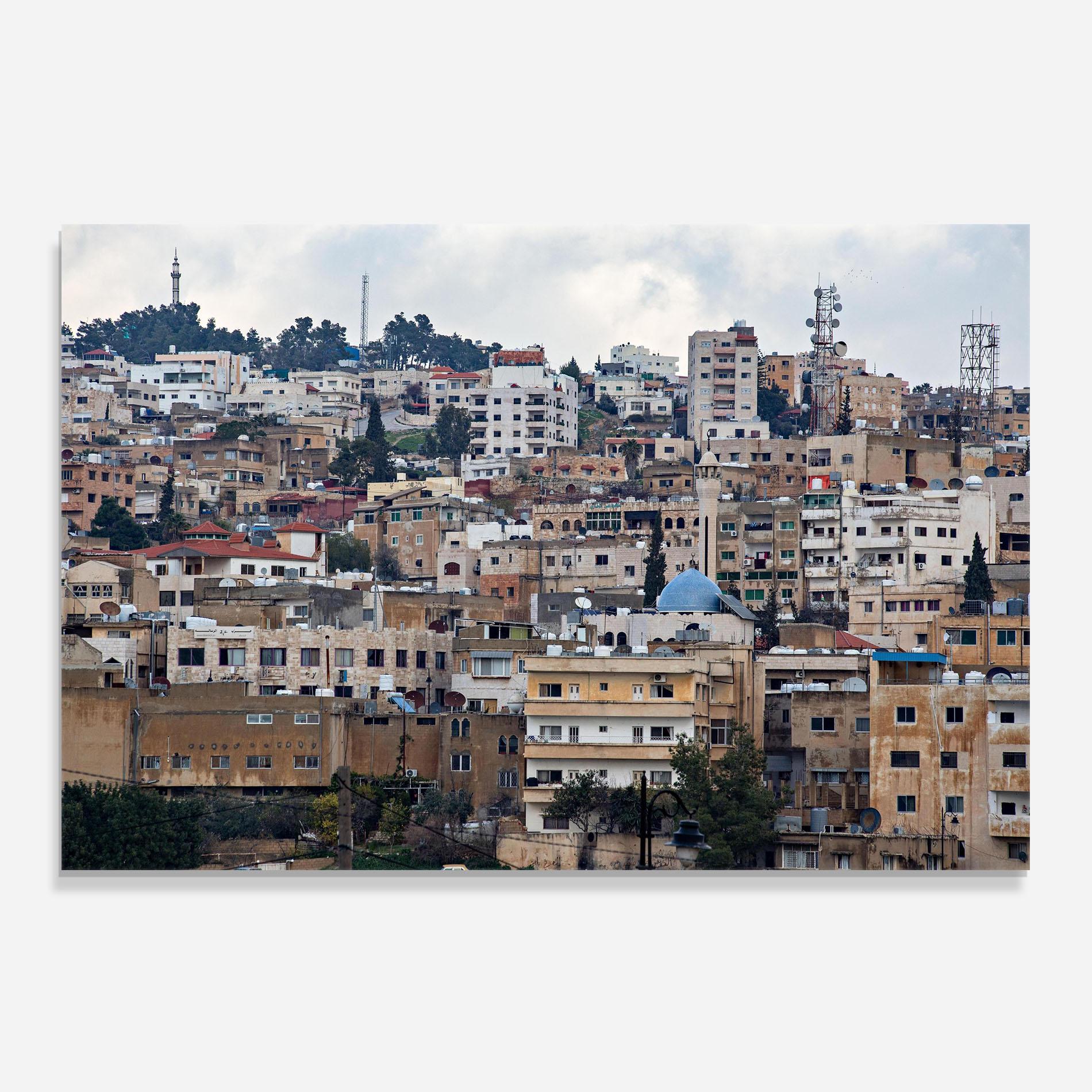 Стъклен панел за кухня Jersh Modern Town mockup 0