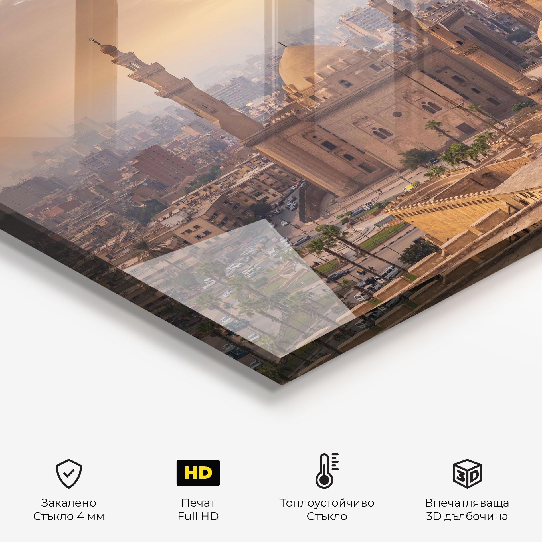 Стъклен панел за кухня Mosque Madrasa View mockup 2