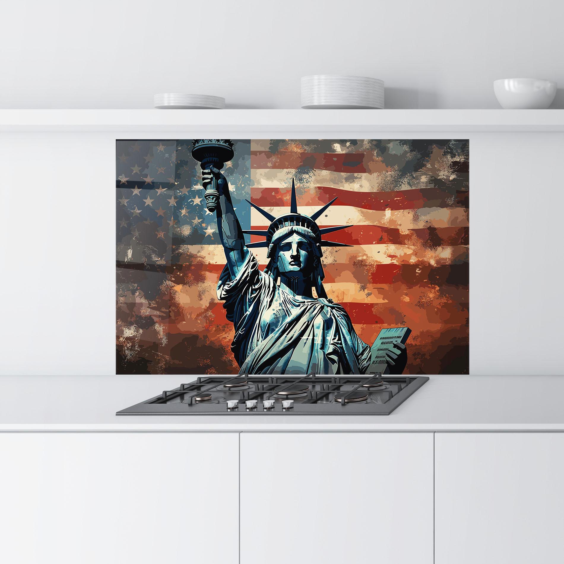 Стъклен панел за кухня United States Art mockup 9