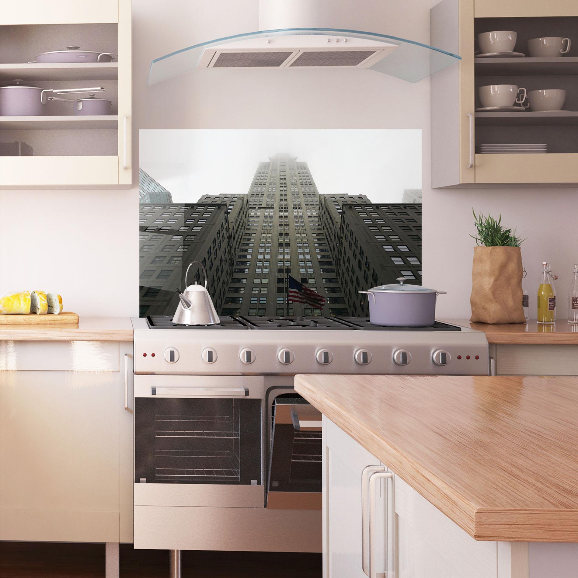 Стъклен панел за кухня New York City Skyscraper mockup 1