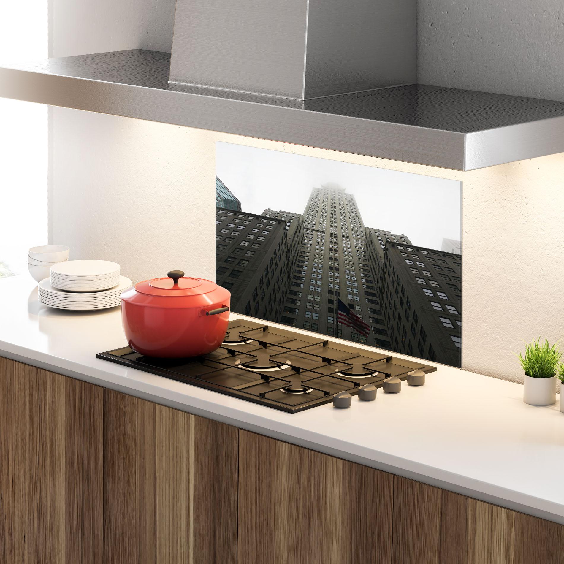 Стъклен панел за кухня New York City Skyscraper mockup 4