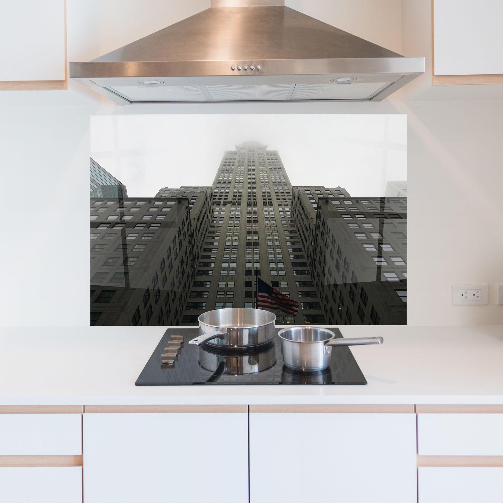 Стъклен панел за кухня New York City Skyscraper mockup 5