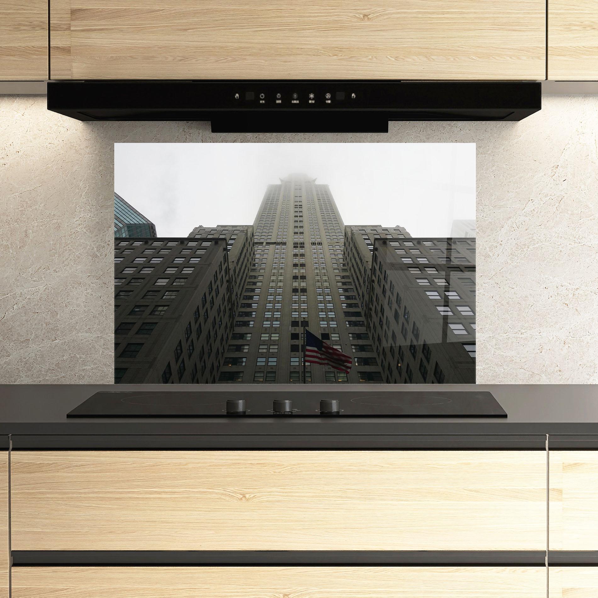 Стъклен панел за кухня New York City Skyscraper mockup 3