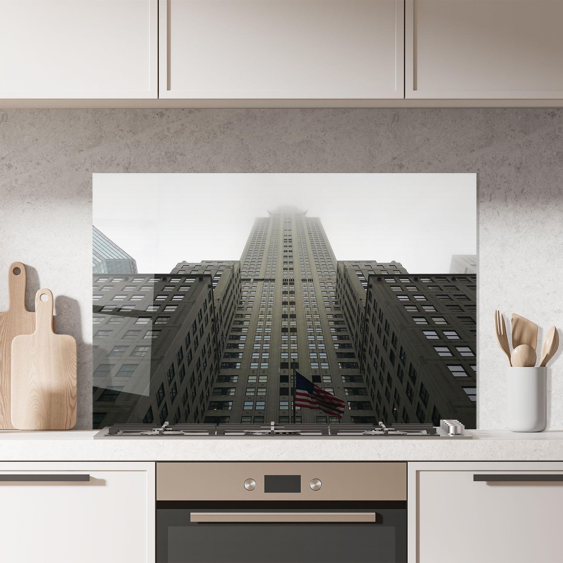 Стъклен панел за кухня New York City Skyscraper mockup 7
