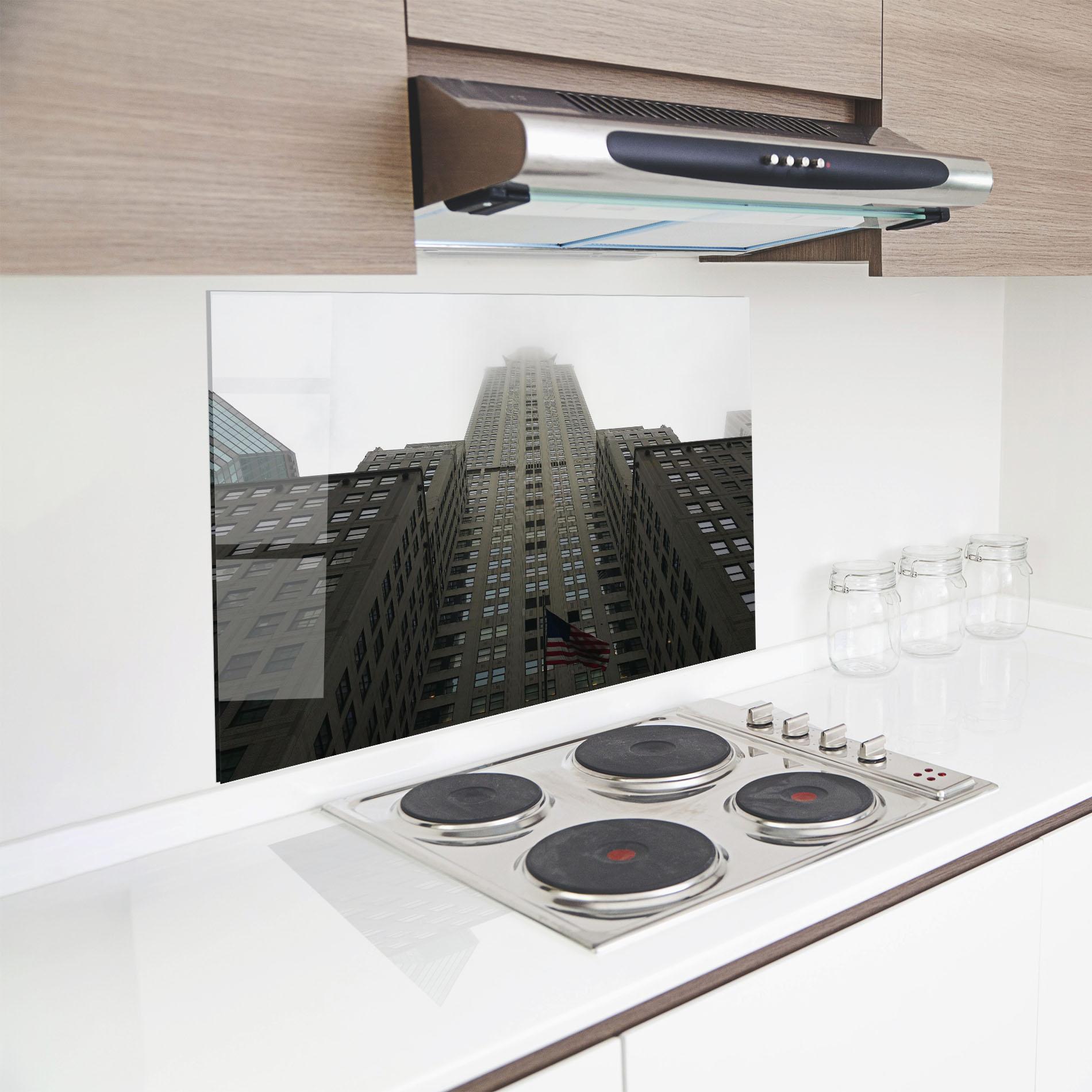 Стъклен панел за кухня New York City Skyscraper mockup 8