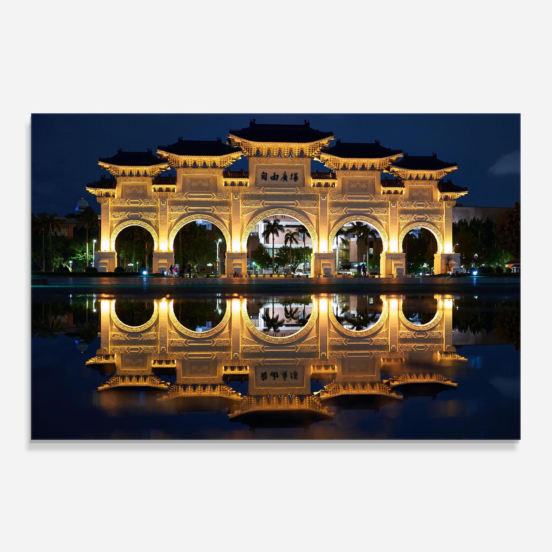 Стъклен панел за кухня Chaing Kai Shek mockup 0