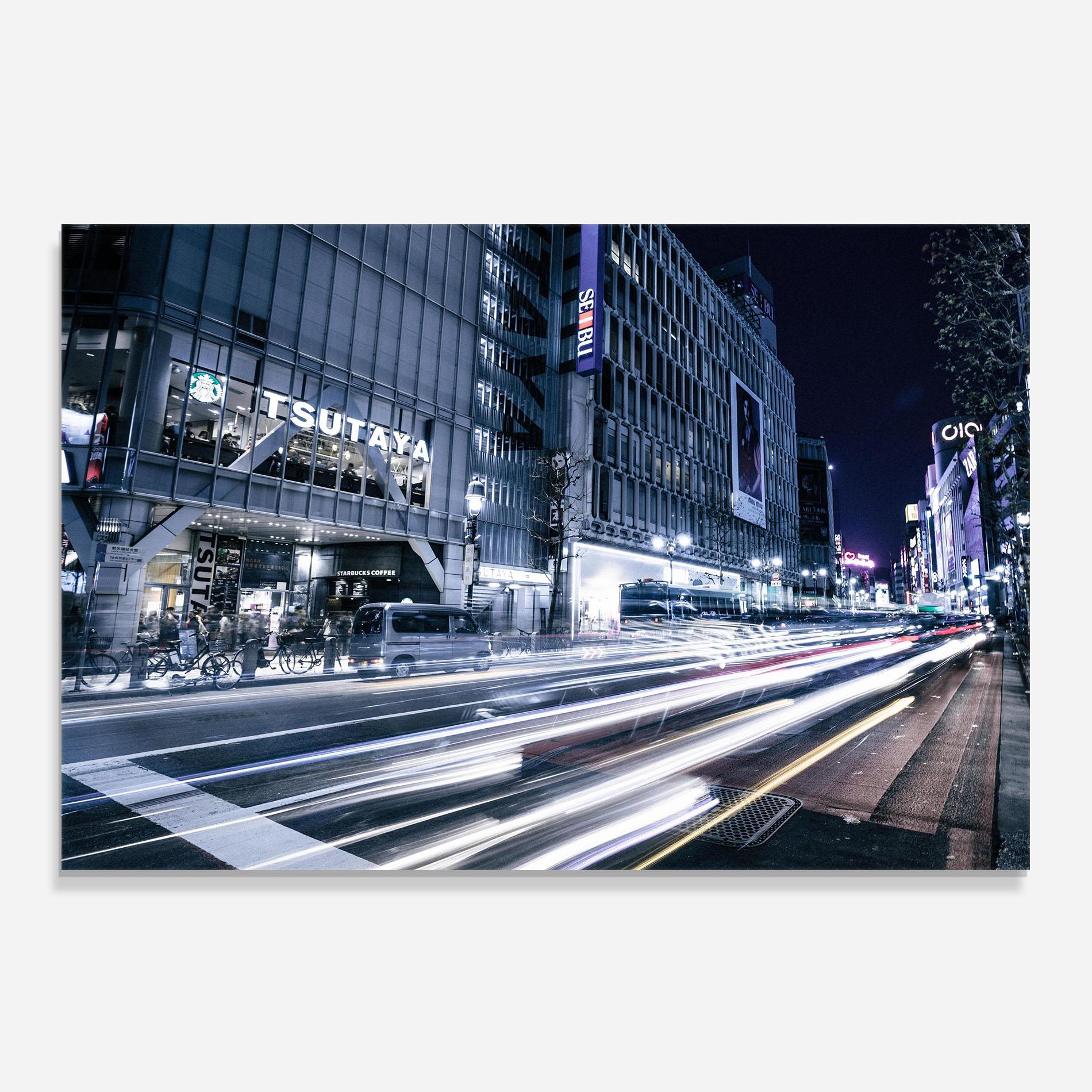 Стъклен панел за кухня Road Traffic mockup 0