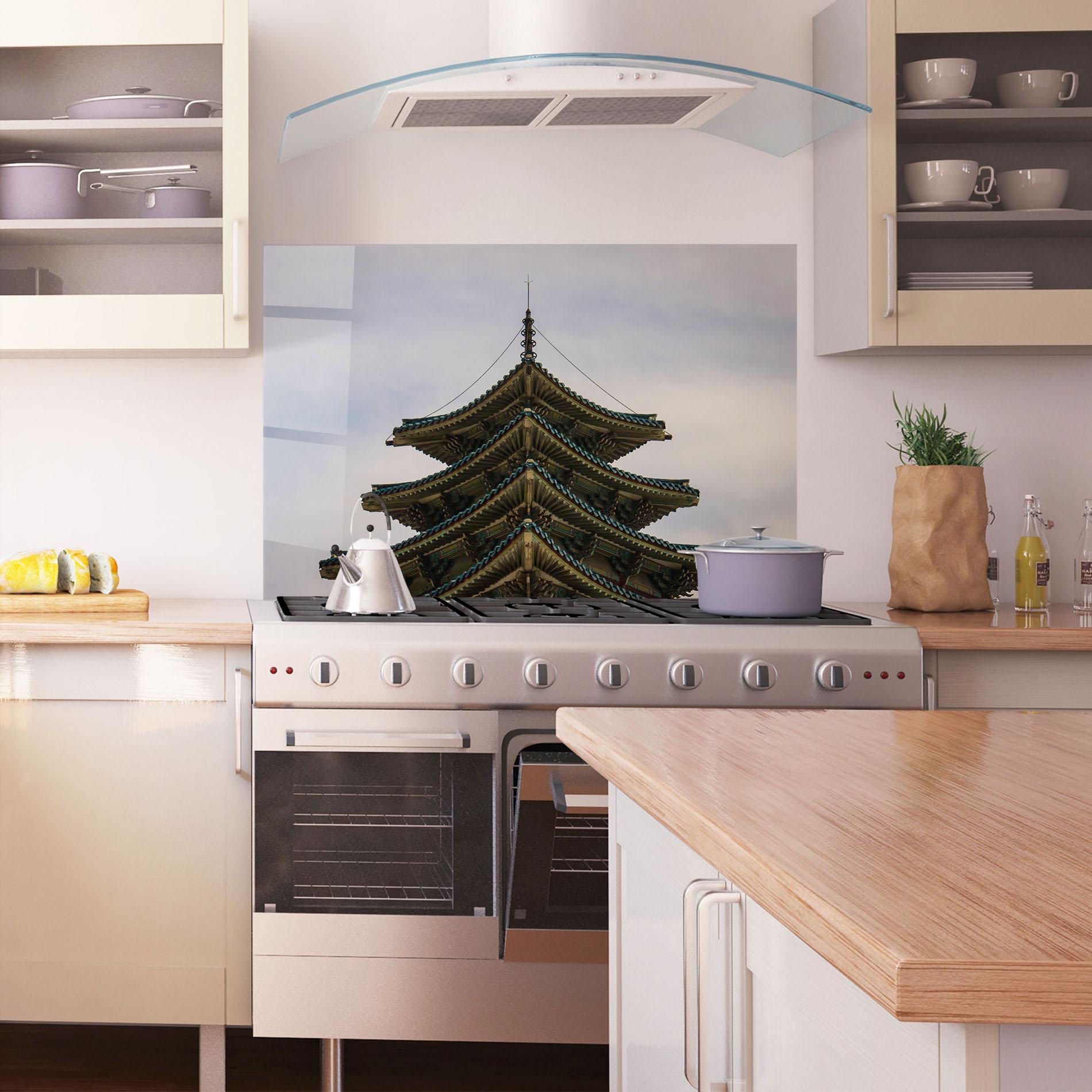 Стъклен панел за кухня Asakusa mockup 1