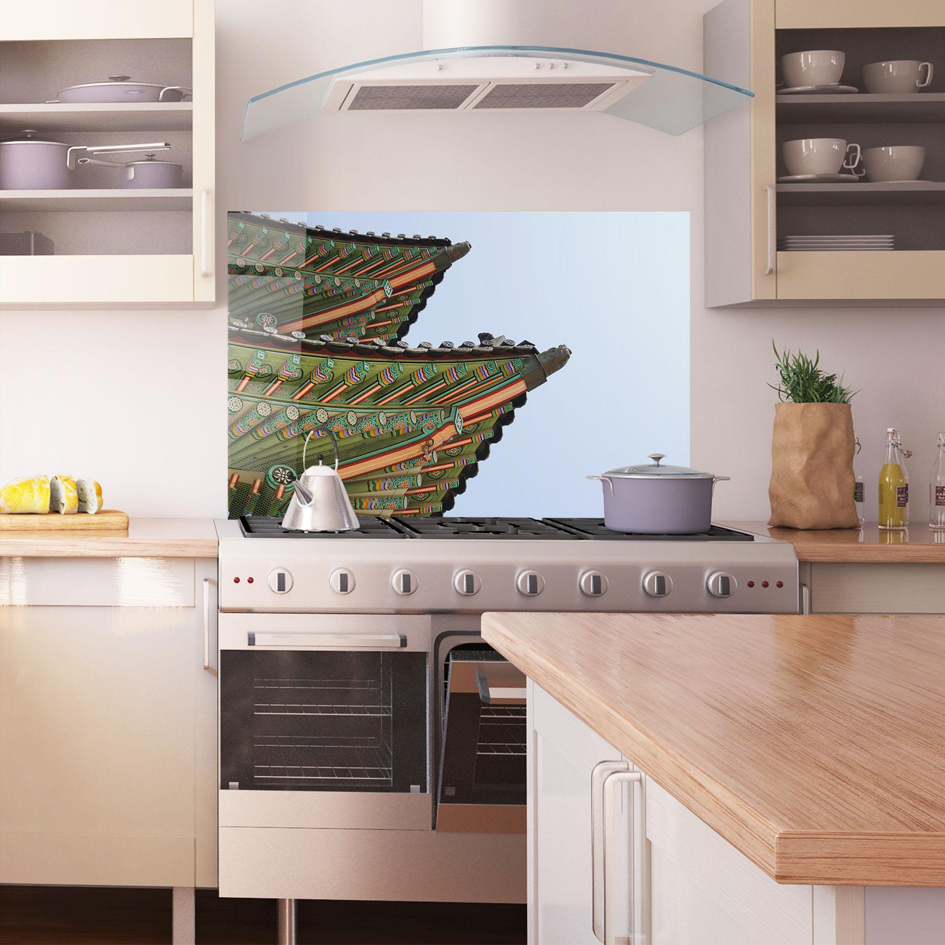 Стъклен панел за кухня Gyeongbokgung View mockup 1