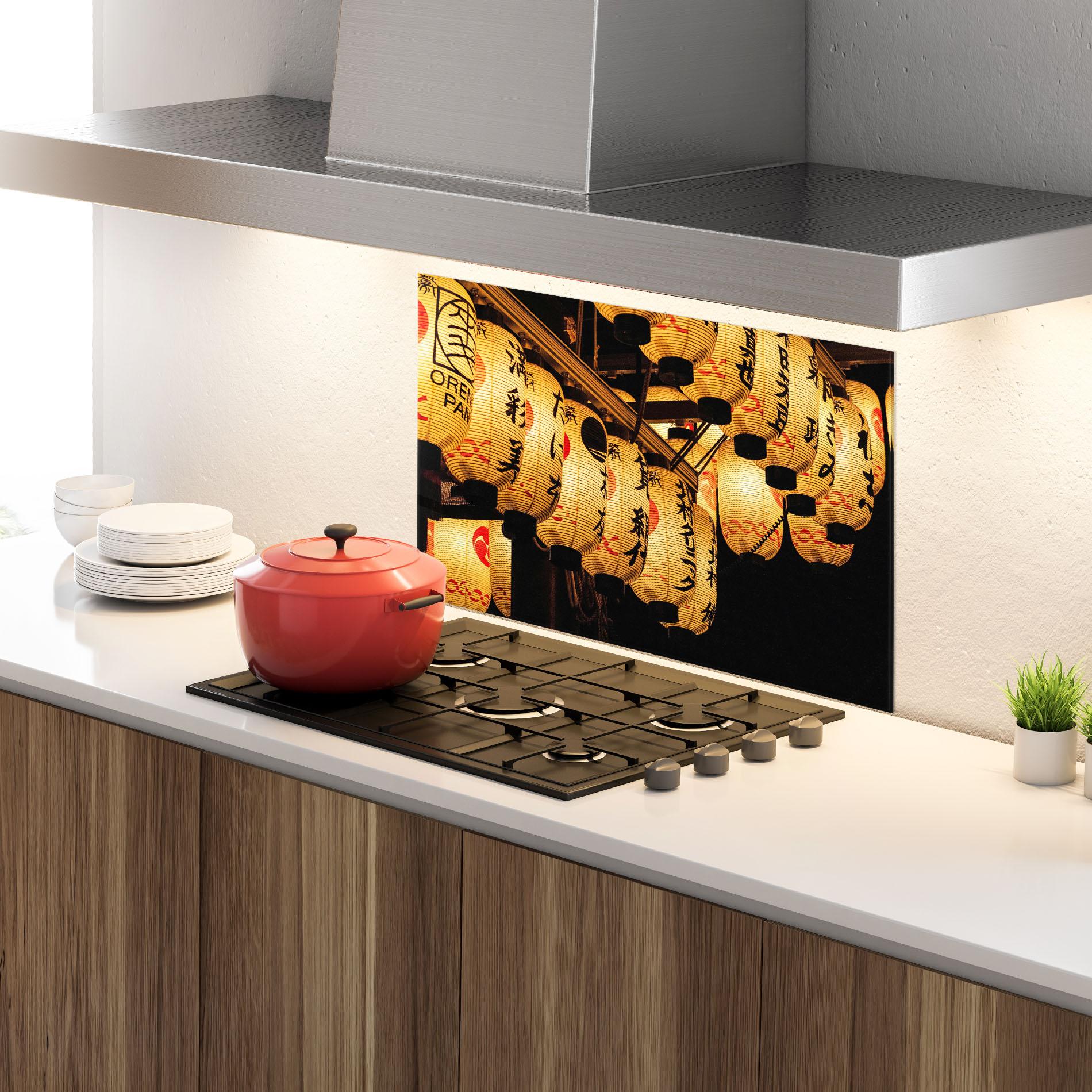 Стъклен панел за кухня Osaka mockup 4