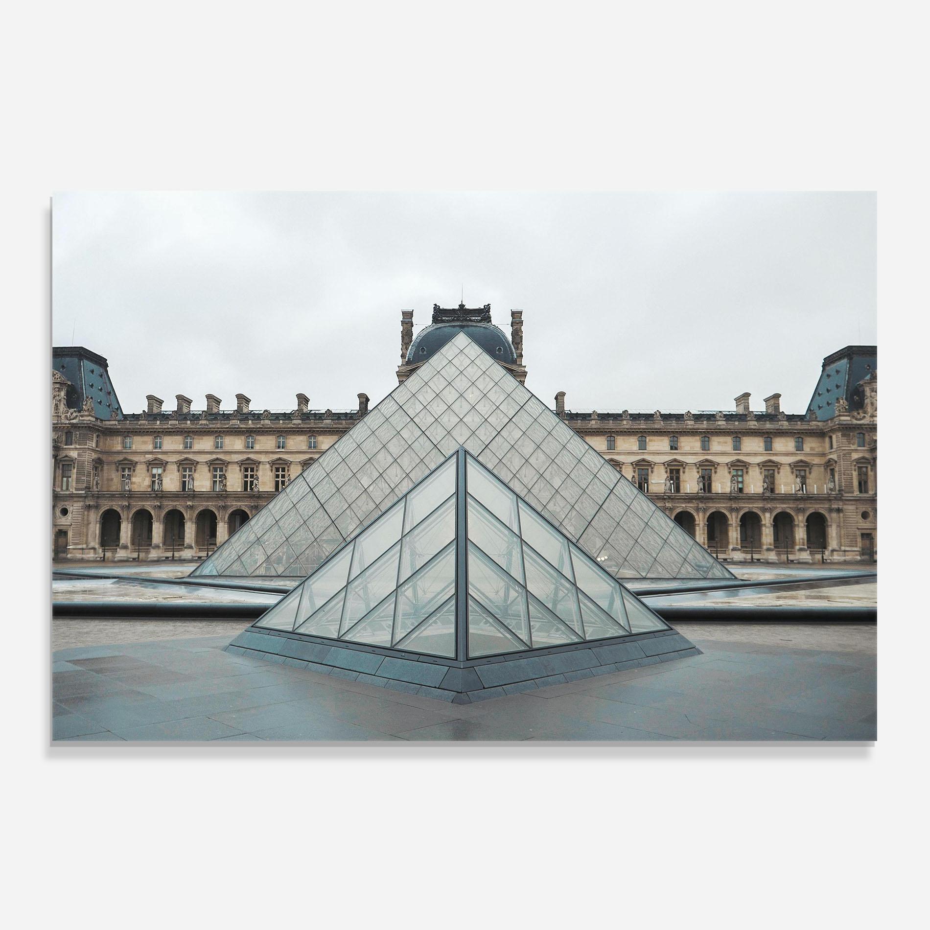 Стъклен панел за кухня Beautiful Louvre mockup 0