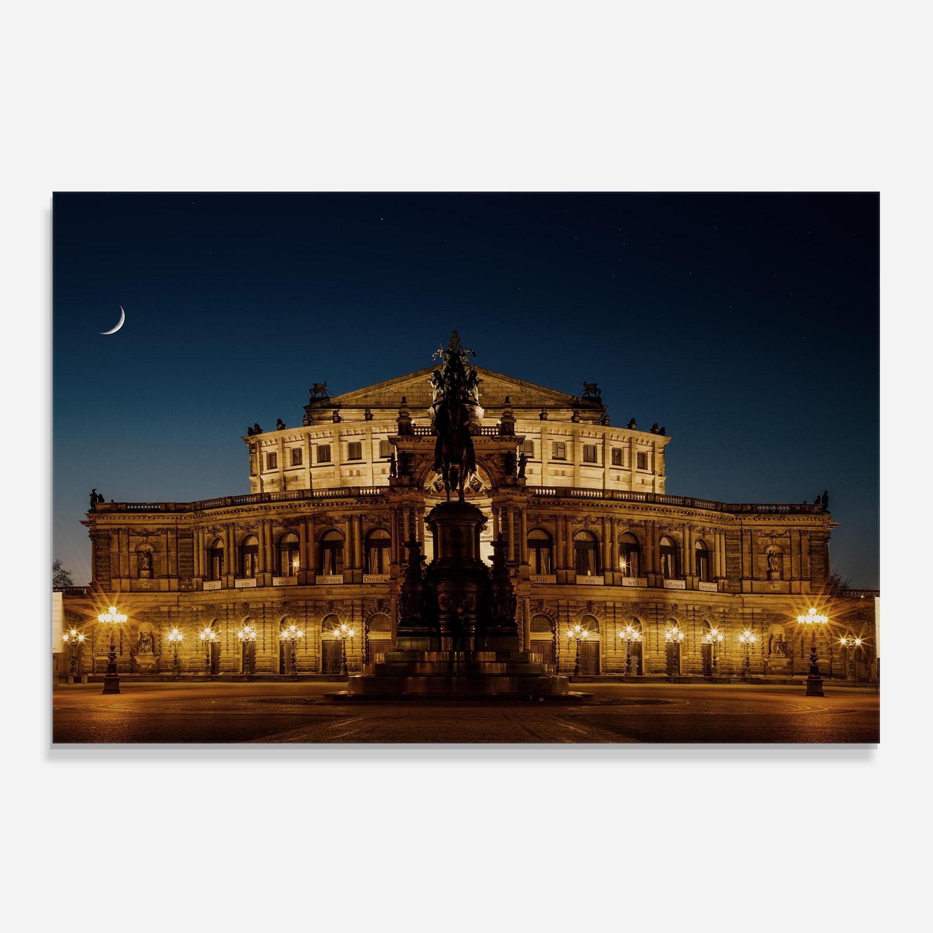 Стъклен панел за кухня Dresden Opera mockup 0