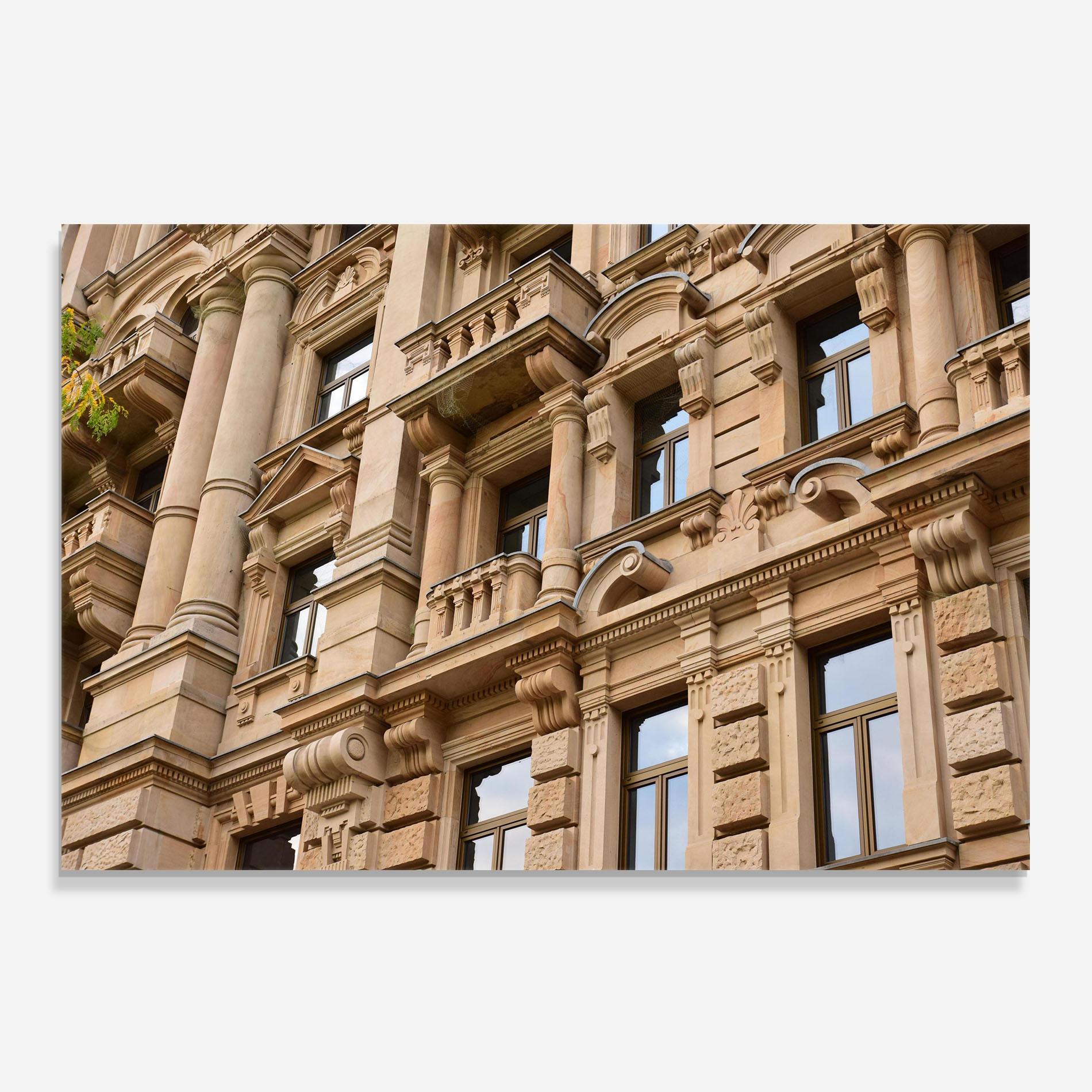 Стъклен панел за кухня Frankfurt Building mockup 0