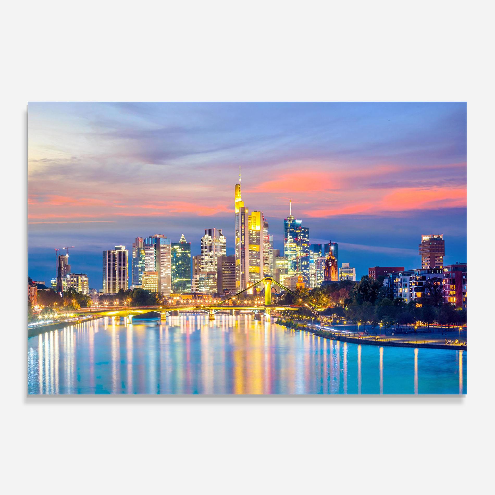 Стъклен панел за кухня Germany Sunset mockup 0