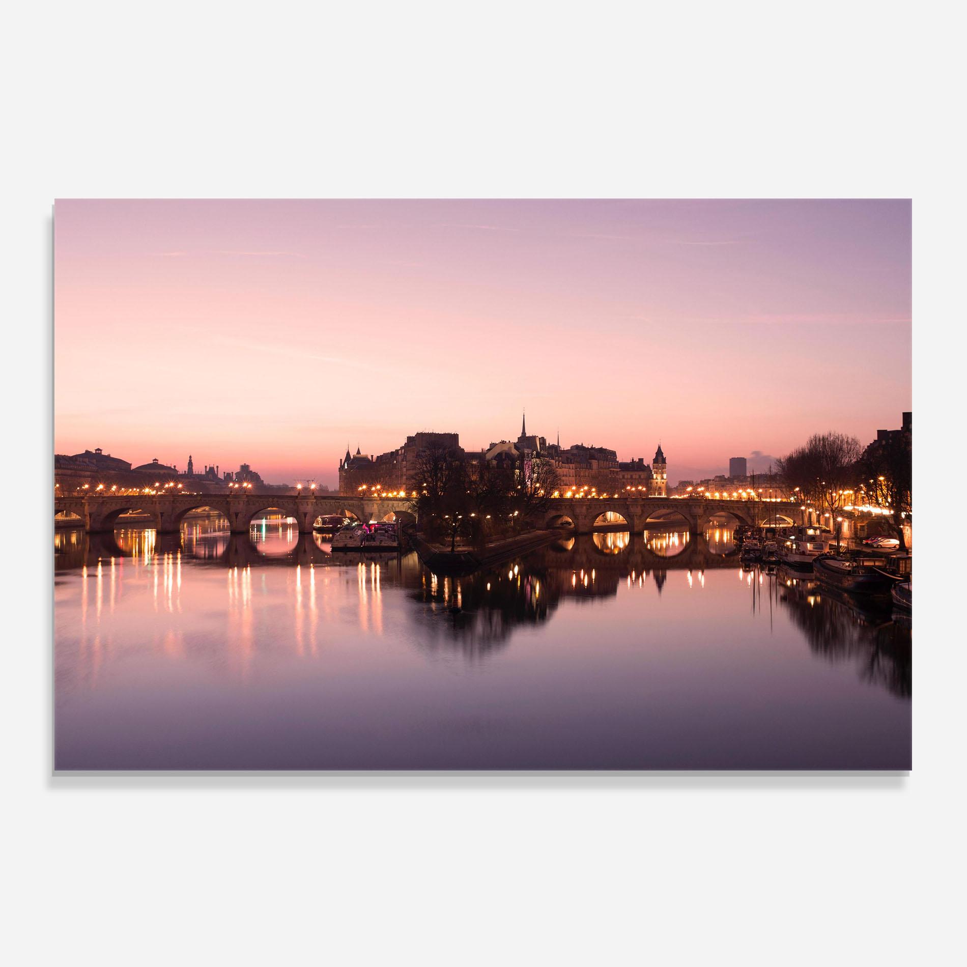 Стъклен панел за кухня Seine River mockup 0