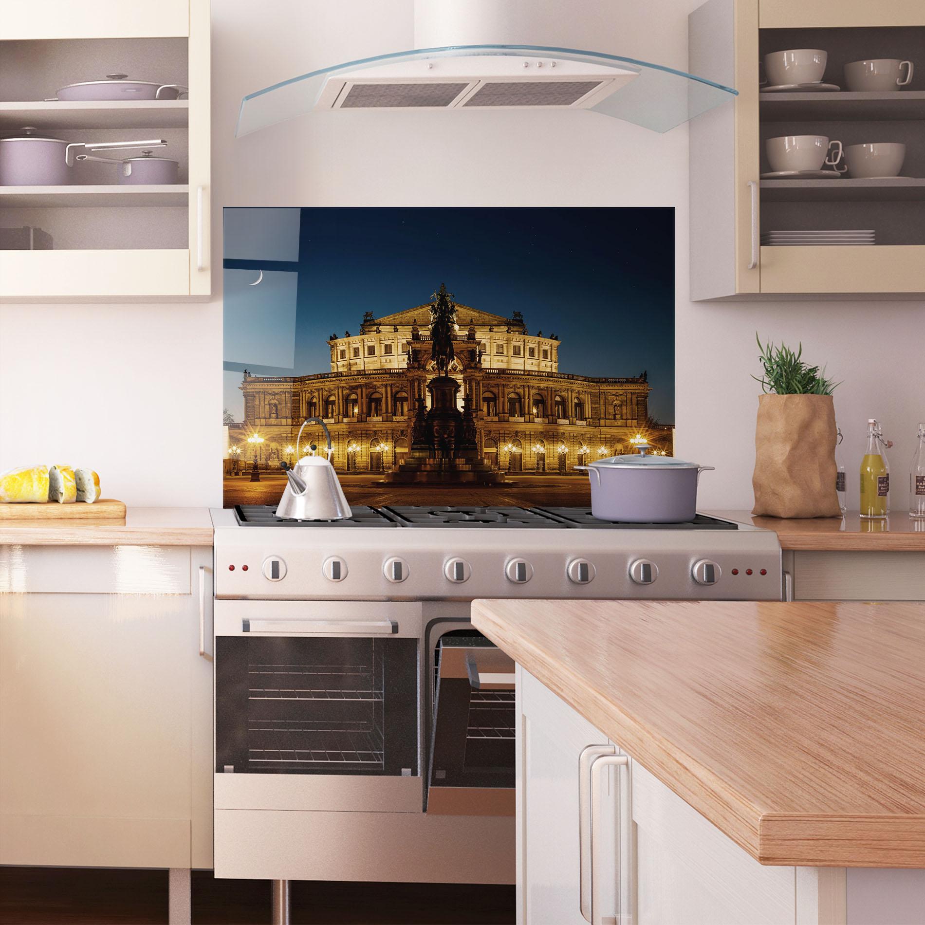 Стъклен панел за кухня Dresden Opera mockup 1