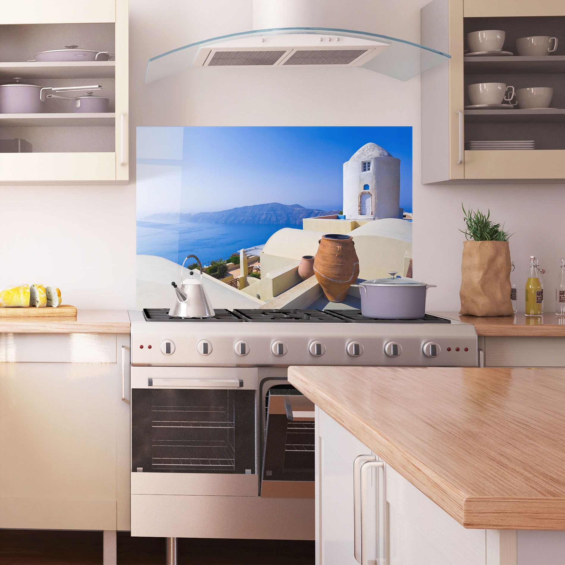 Santorini View Greece mockup 1