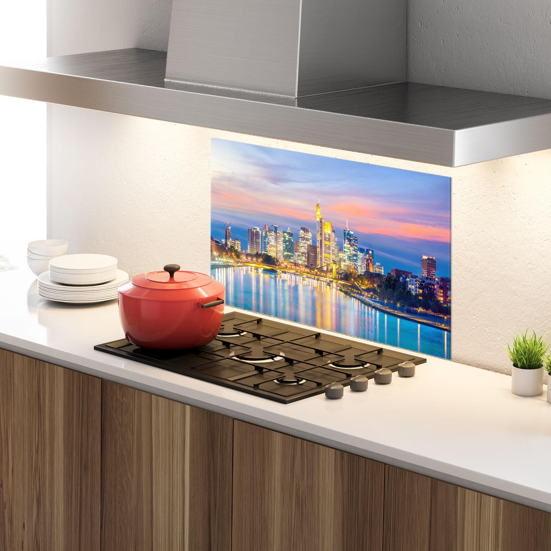 Стъклен панел за кухня Germany Sunset mockup 4