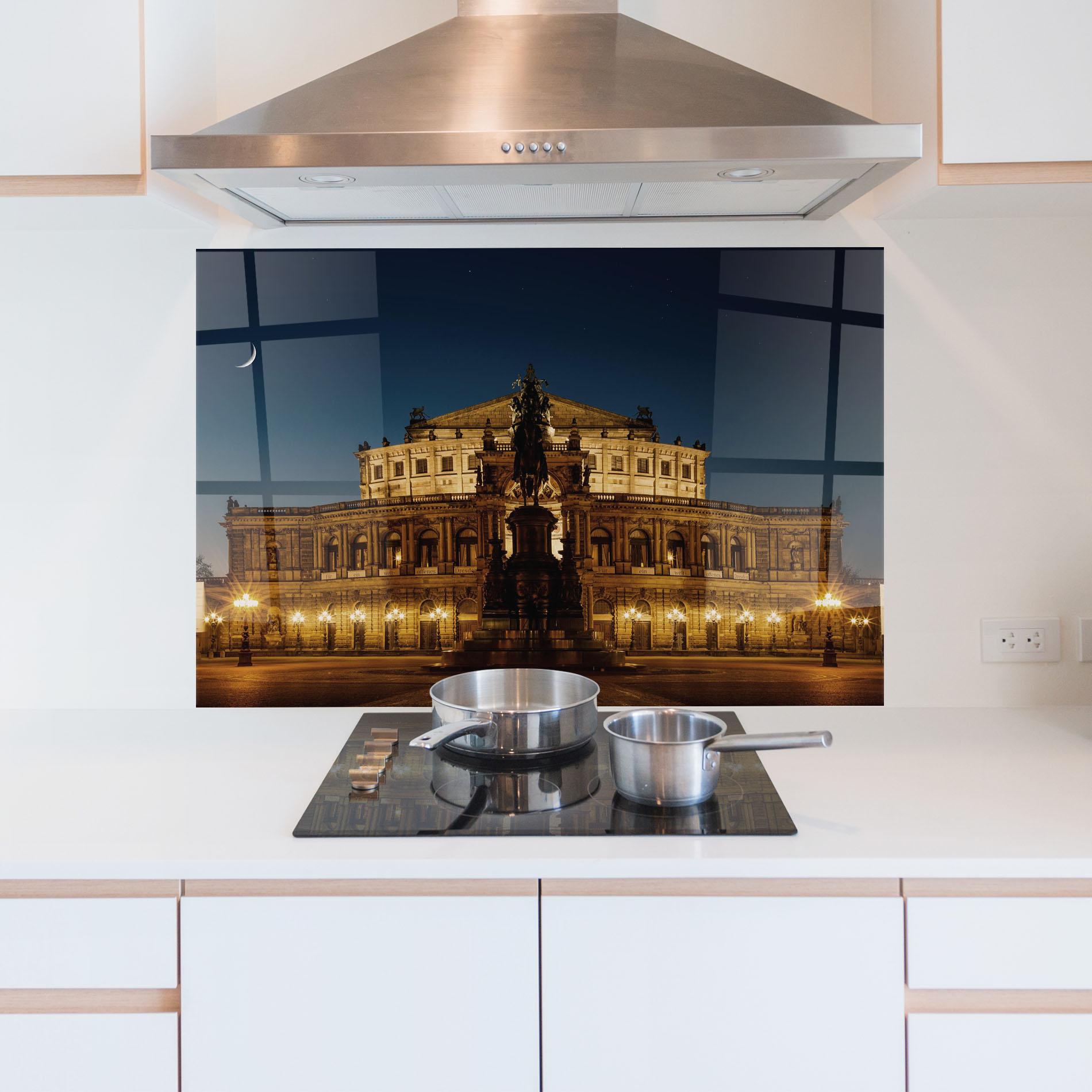 Стъклен панел за кухня Dresden Opera mockup 5