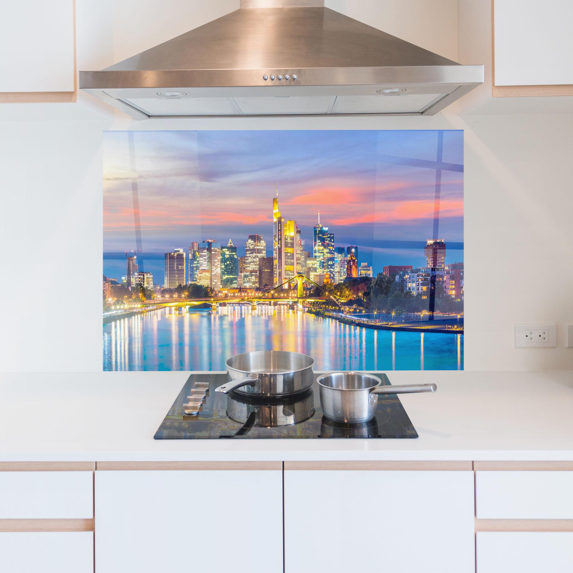 Стъклен панел за кухня Germany Sunset mockup 5