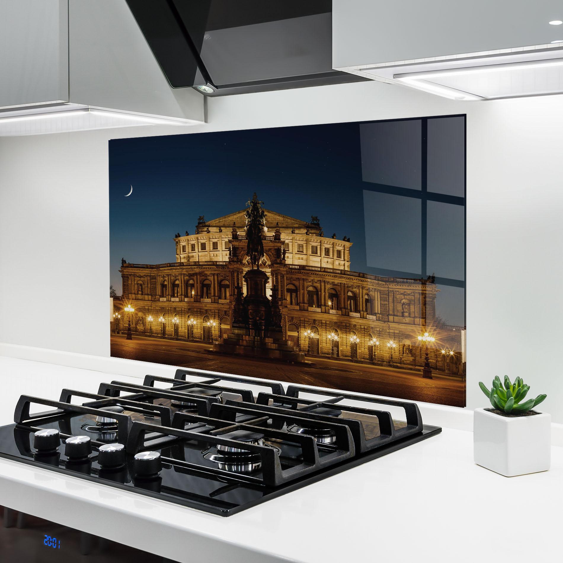 Стъклен панел за кухня Dresden Opera mockup 6