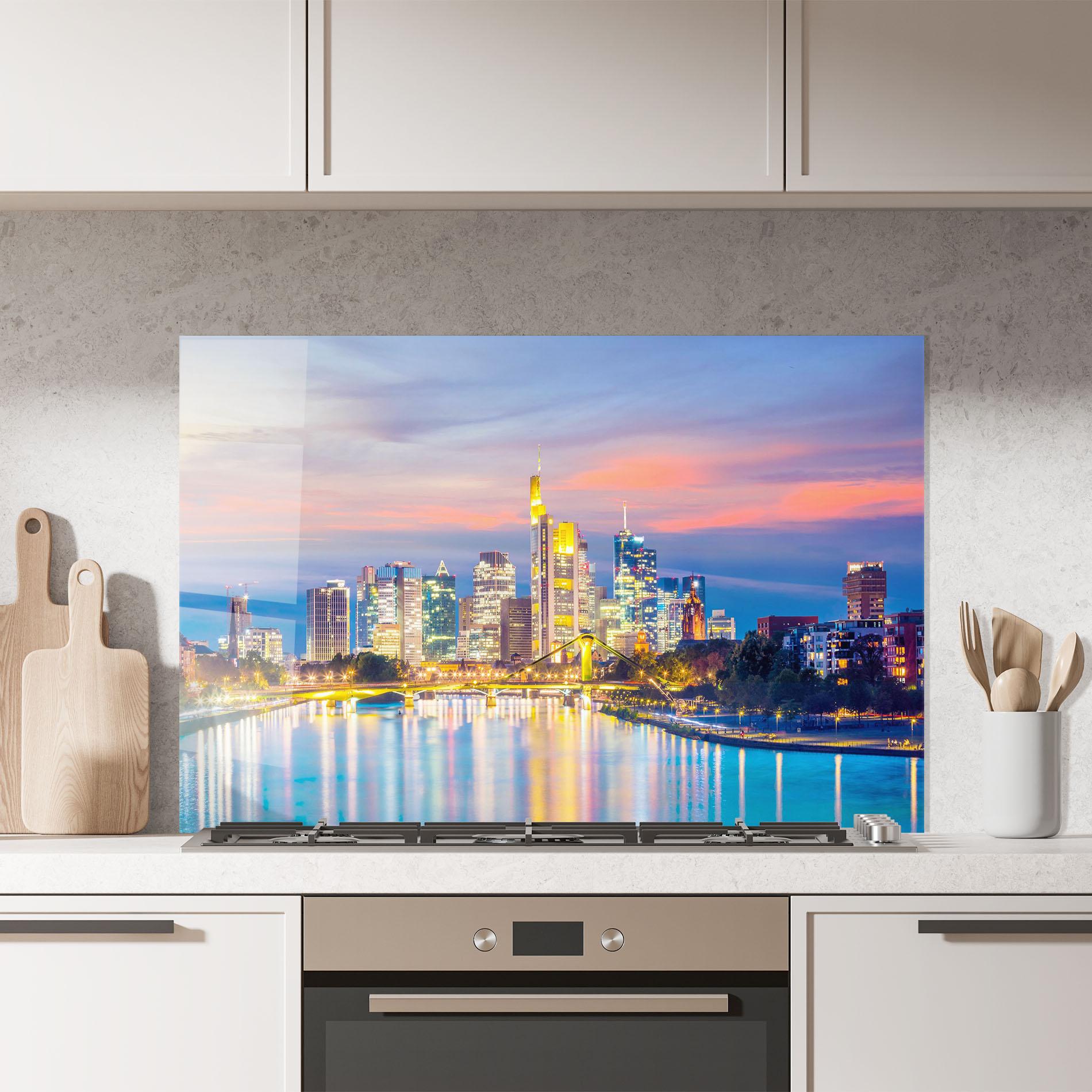 Стъклен панел за кухня Germany Sunset mockup 7